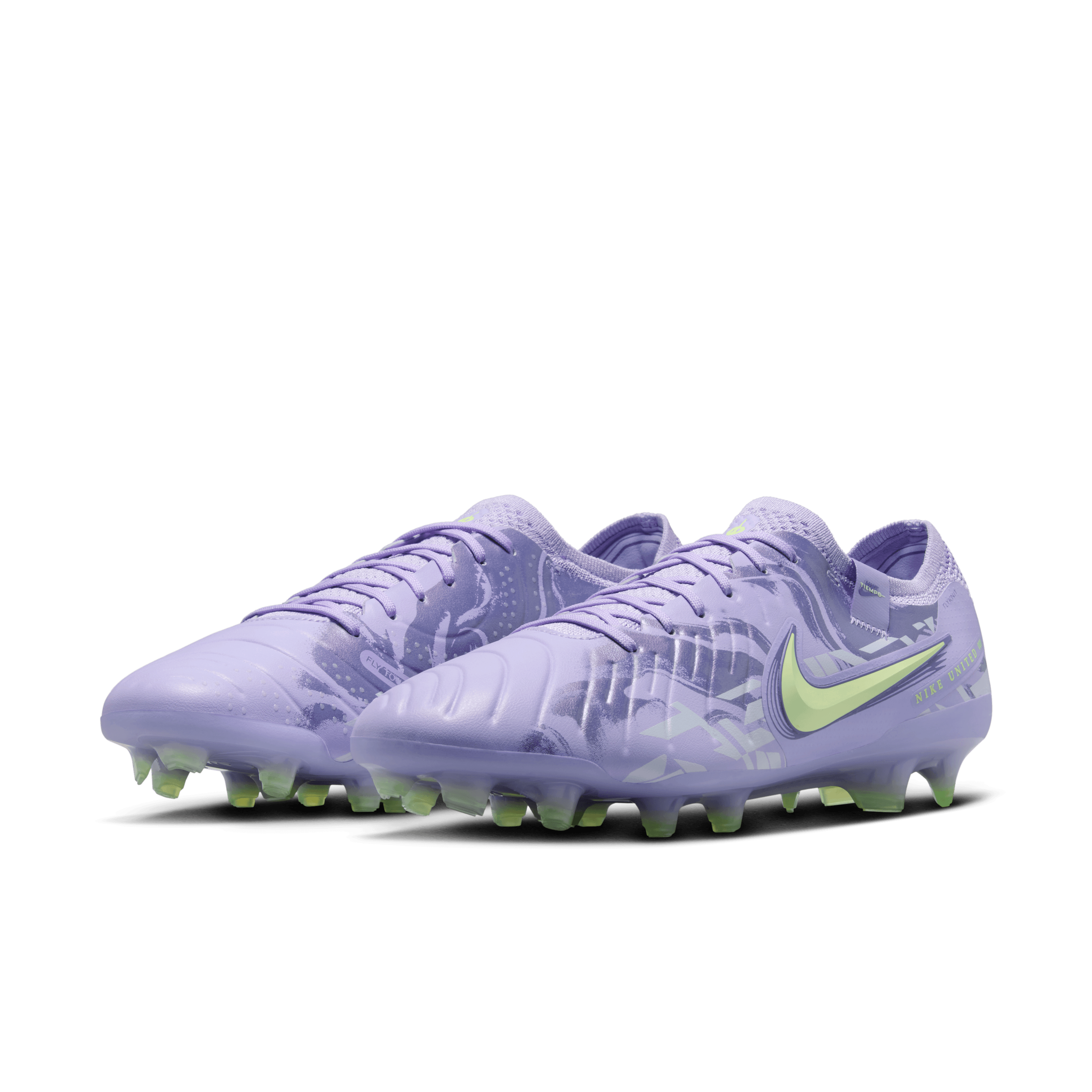 Nike United Tiempo Legend 10 Elite-Purple Agate/Barely Volt