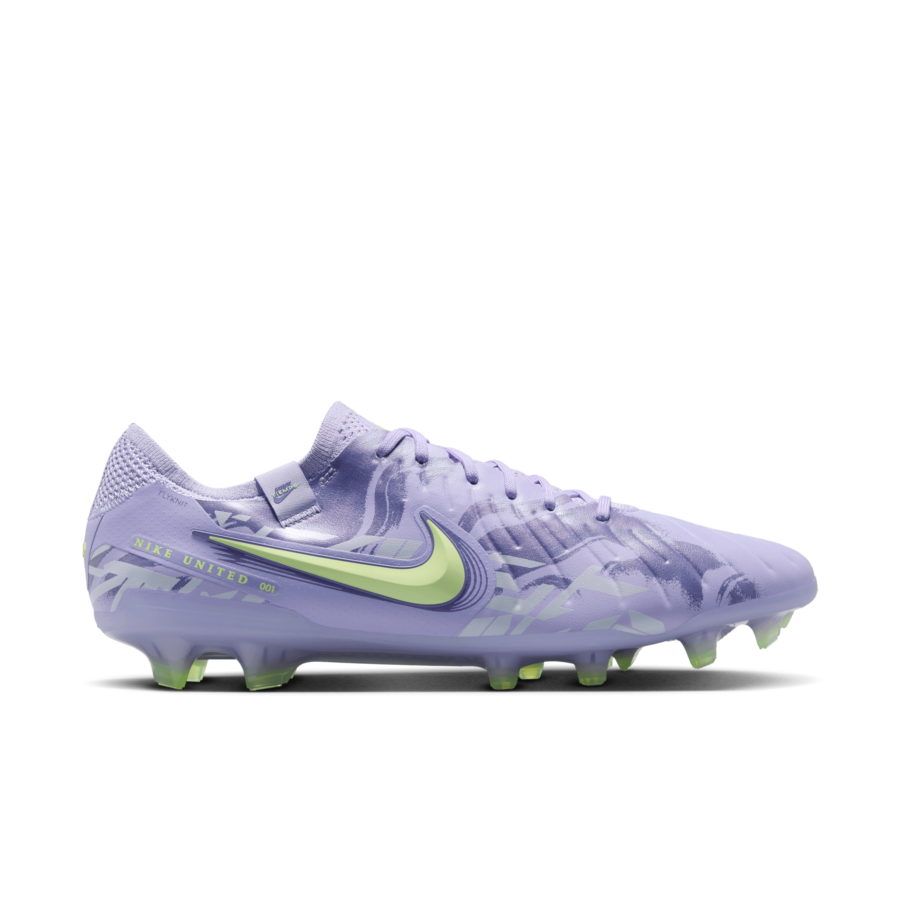 Nike United Tiempo Legend 10 Elite-Purple Agate/Barely Volt