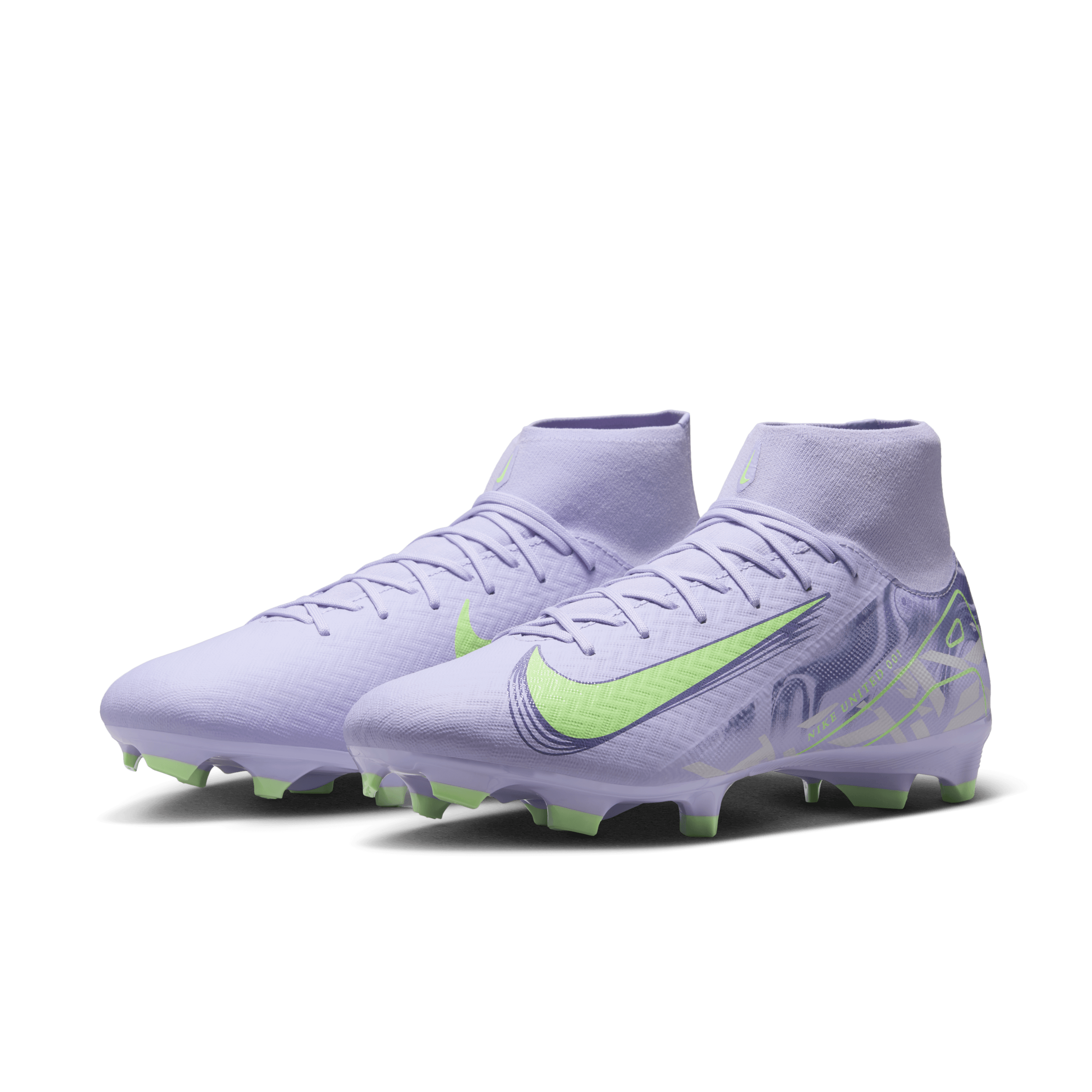 Nike Youth United Mercurial Superfly 10 Academy-Purple Agate/Barely Volt