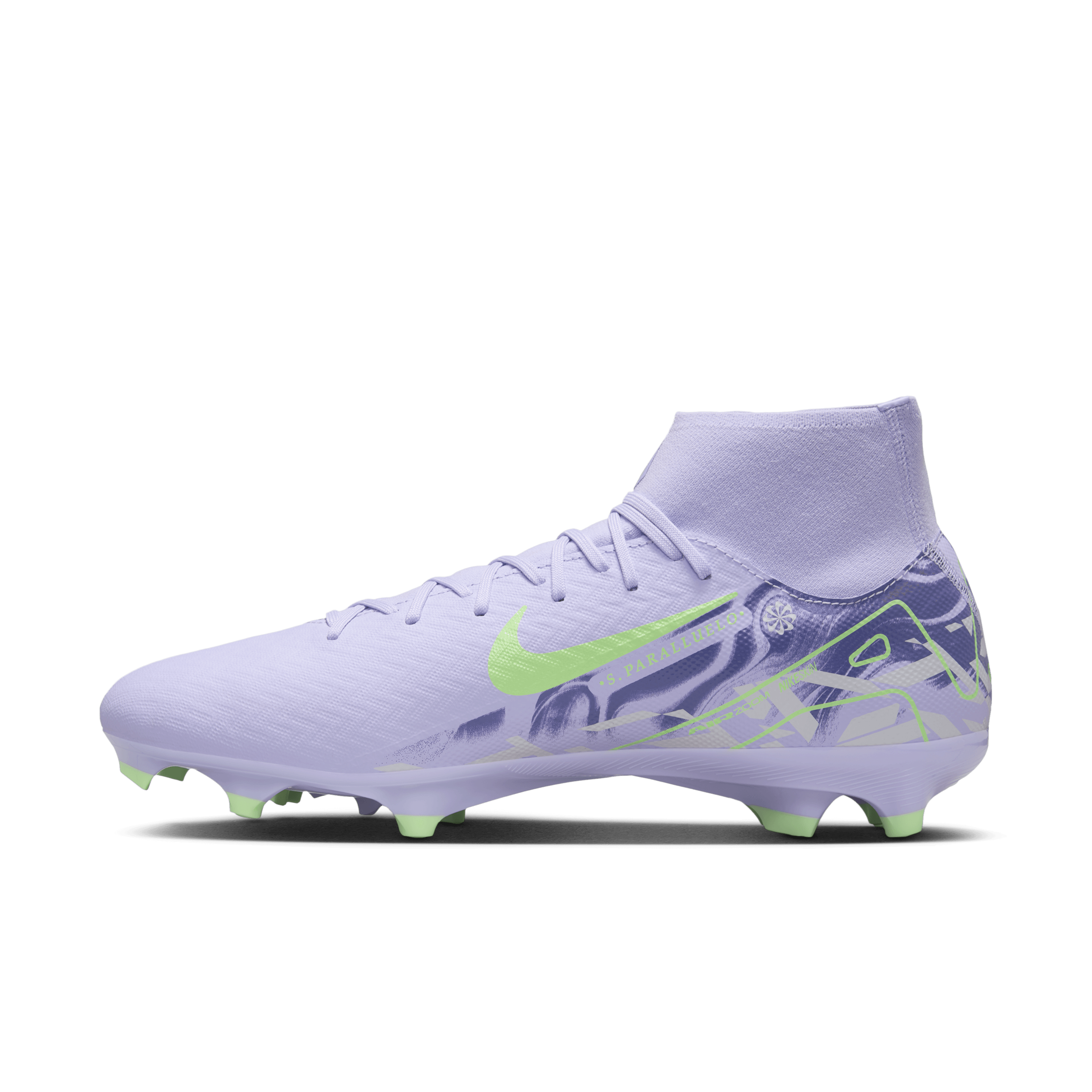 Nike Youth United Mercurial Superfly 10 Academy-Purple Agate/Barely Volt