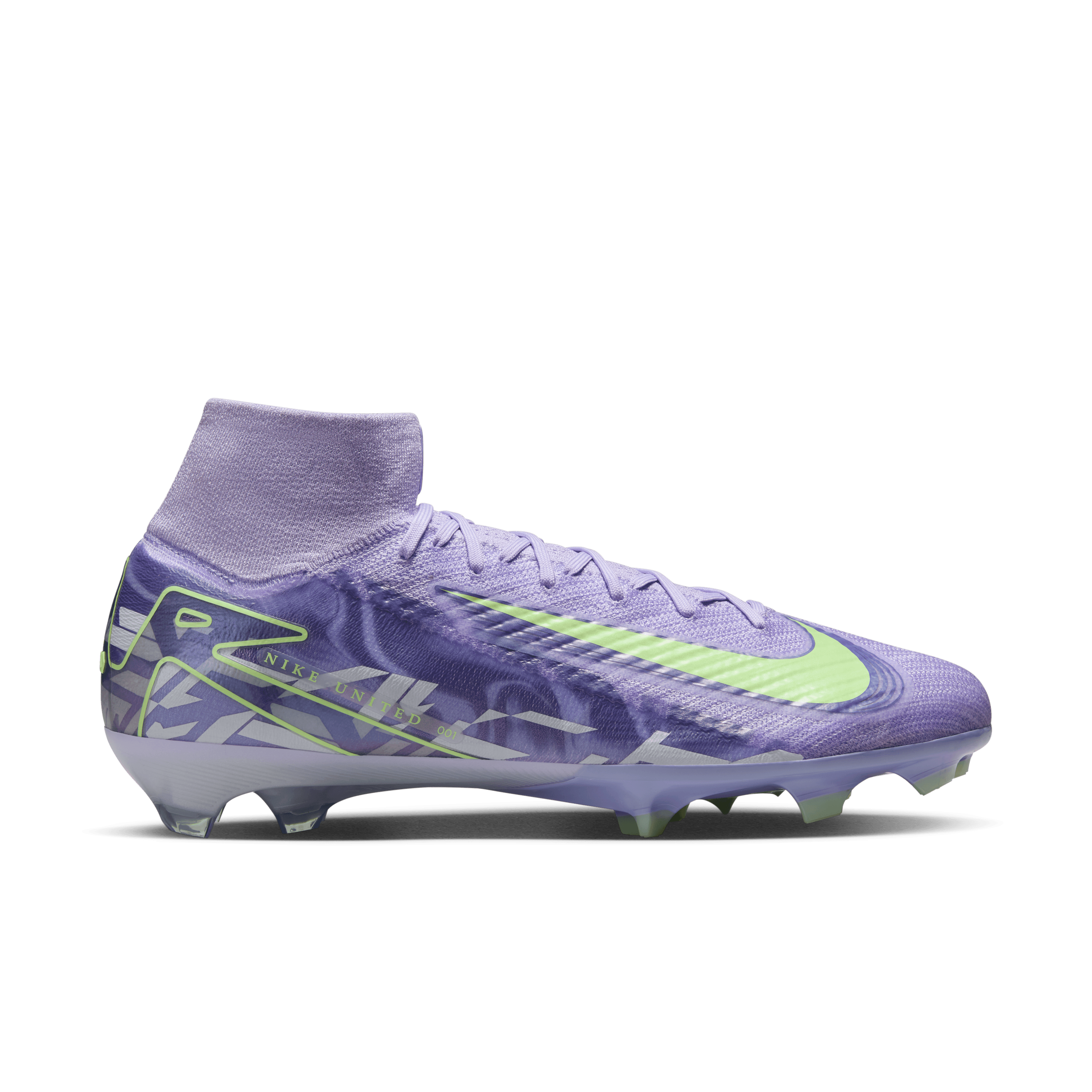 Nike United Mercurial Superfly 10 Elite-Purple Agate/Barely Volt