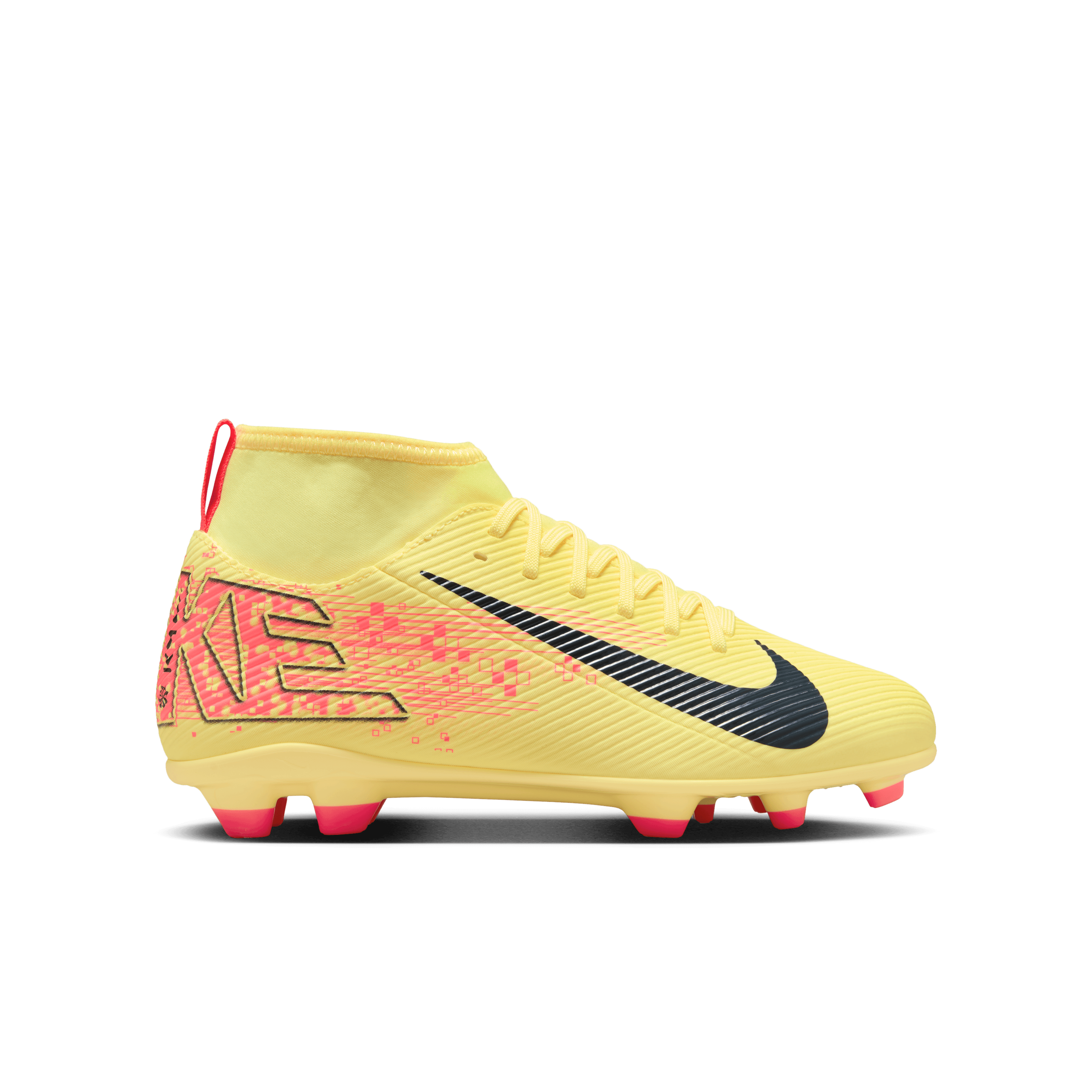 Nike Jr. Mercurial Superfly 10 Club "Kylian Mbappé" FG/Mg - Lt Laser Orange/Armory Navy