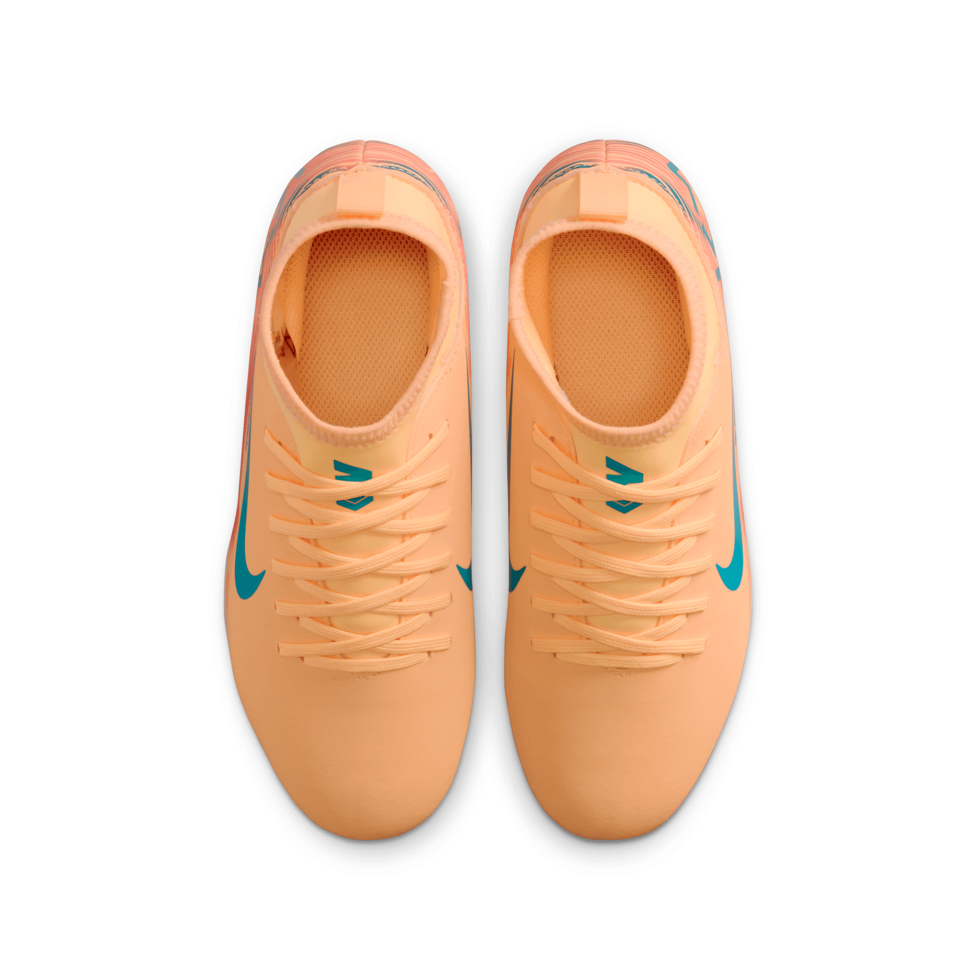 Nike Jr. Mercurial Superfly 10 Club "Kylian Mbappé" FG/MG -Melon Tint/neo Turq-igloo