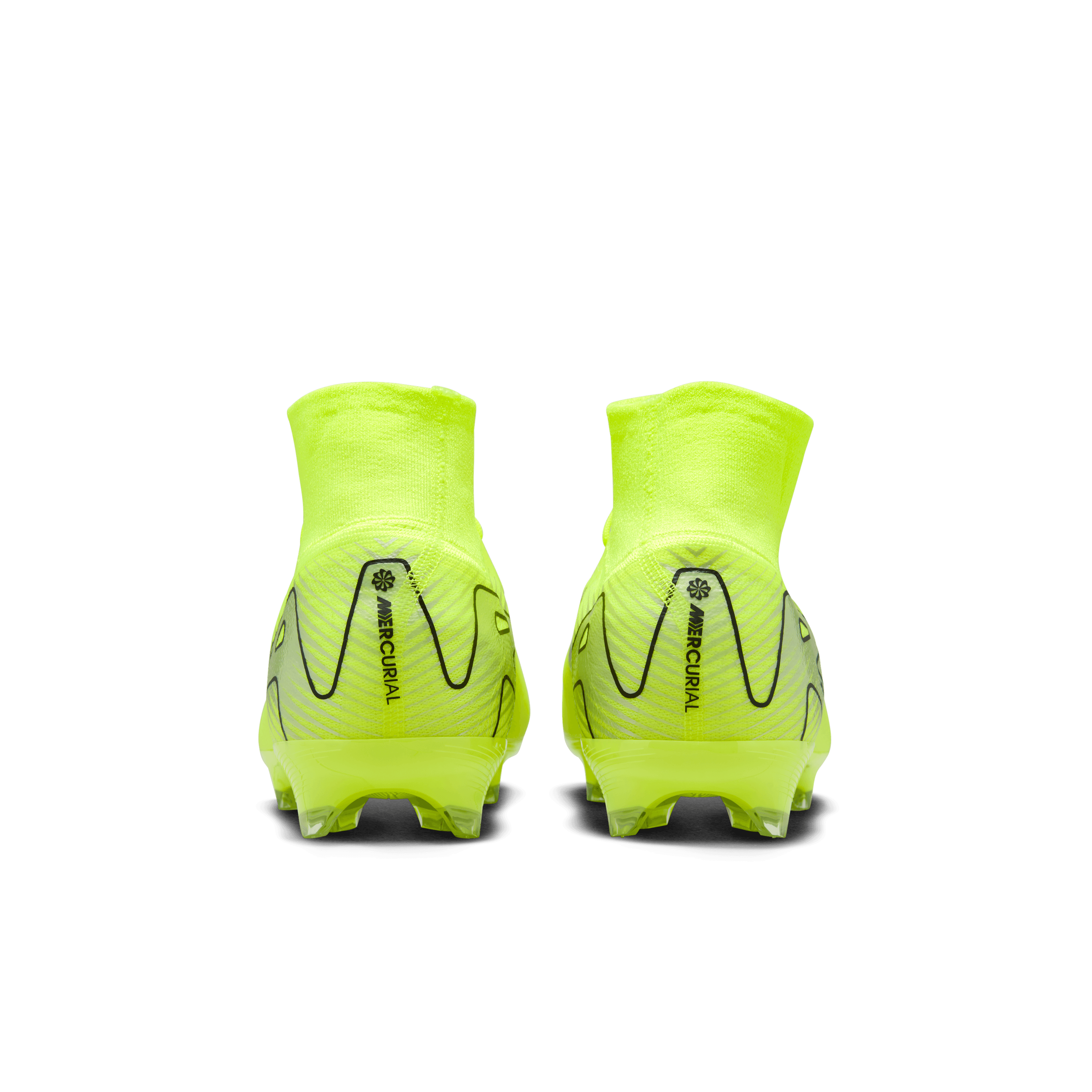 Nike Mercurial Superfly 10 Pro FG High-Top Soccer Cleats-Volt/Black