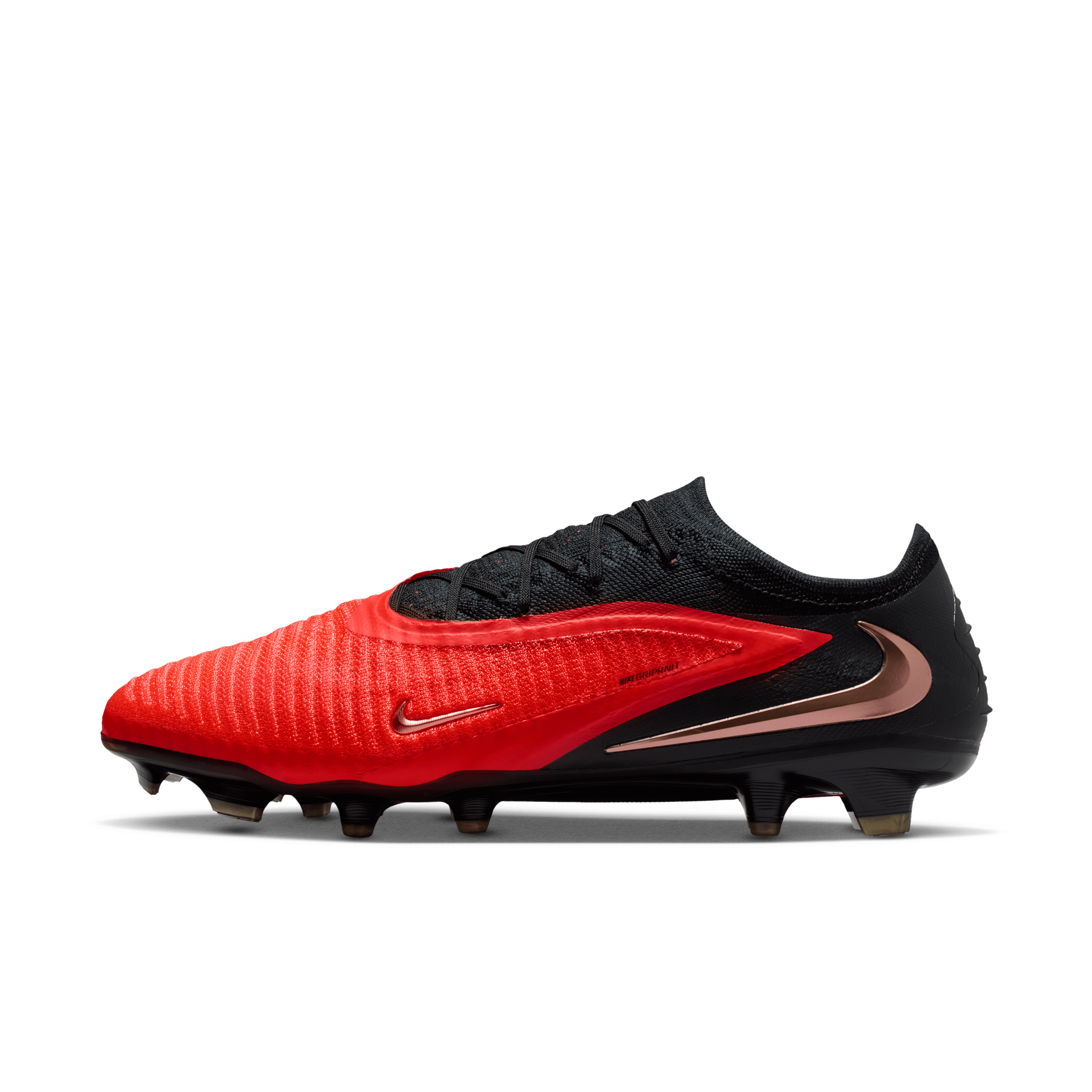 Nike Phantom Youth 6 Low Elite FG - BRIGHT CRIMSON/BLUR-BLACK