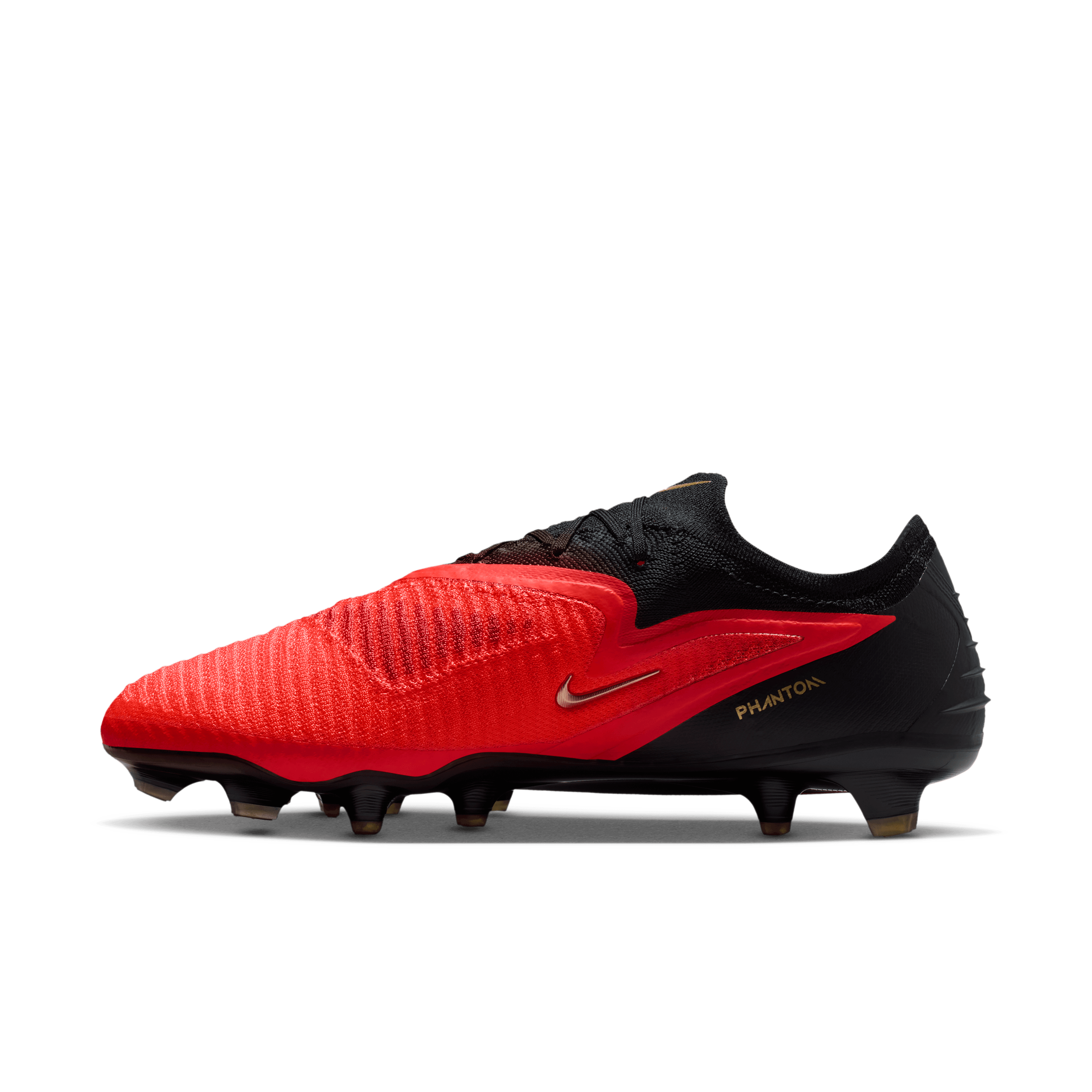 Nike Phantom Youth 6 Low Elite FG - BRIGHT CRIMSON/BLUR-BLACK