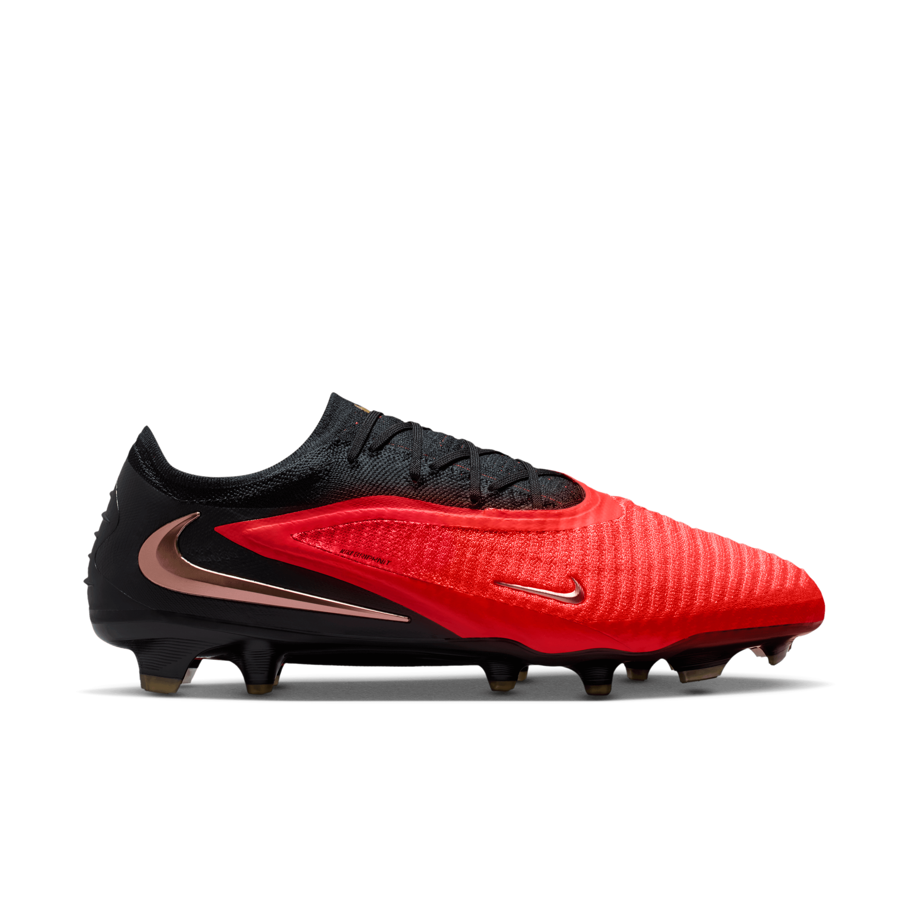 Nike Phantom Youth 6 Low Elite FG - BRIGHT CRIMSON/BLUR-BLACK