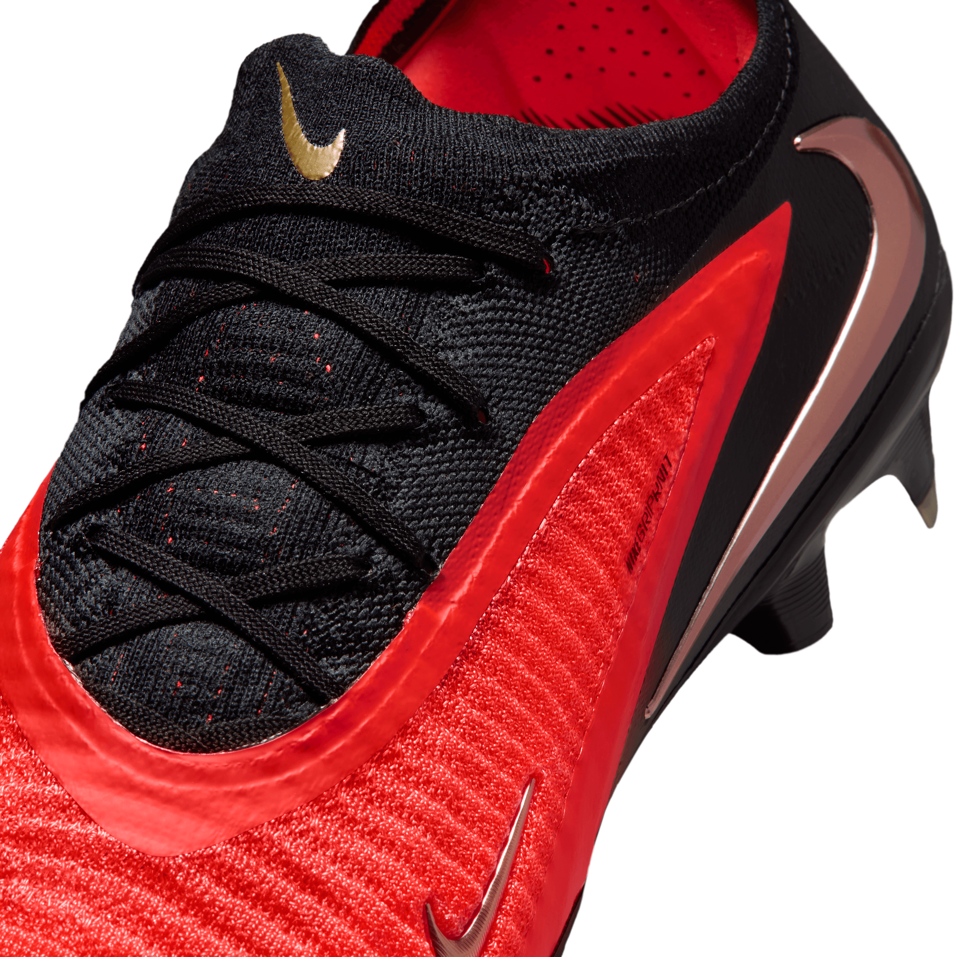 Nike Phantom Youth 6 Low Elite FG - BRIGHT CRIMSON/BLUR-BLACK