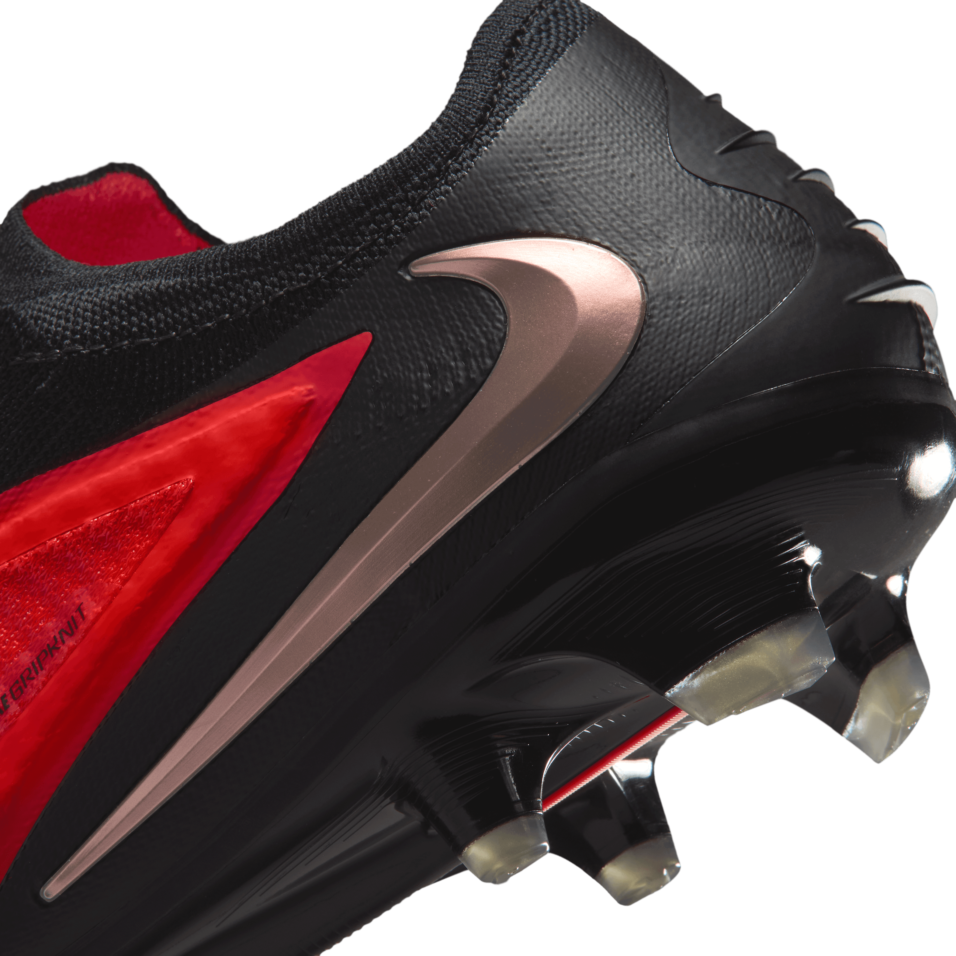 Nike Phantom Youth 6 Low Elite FG - BRIGHT CRIMSON/BLUR-BLACK