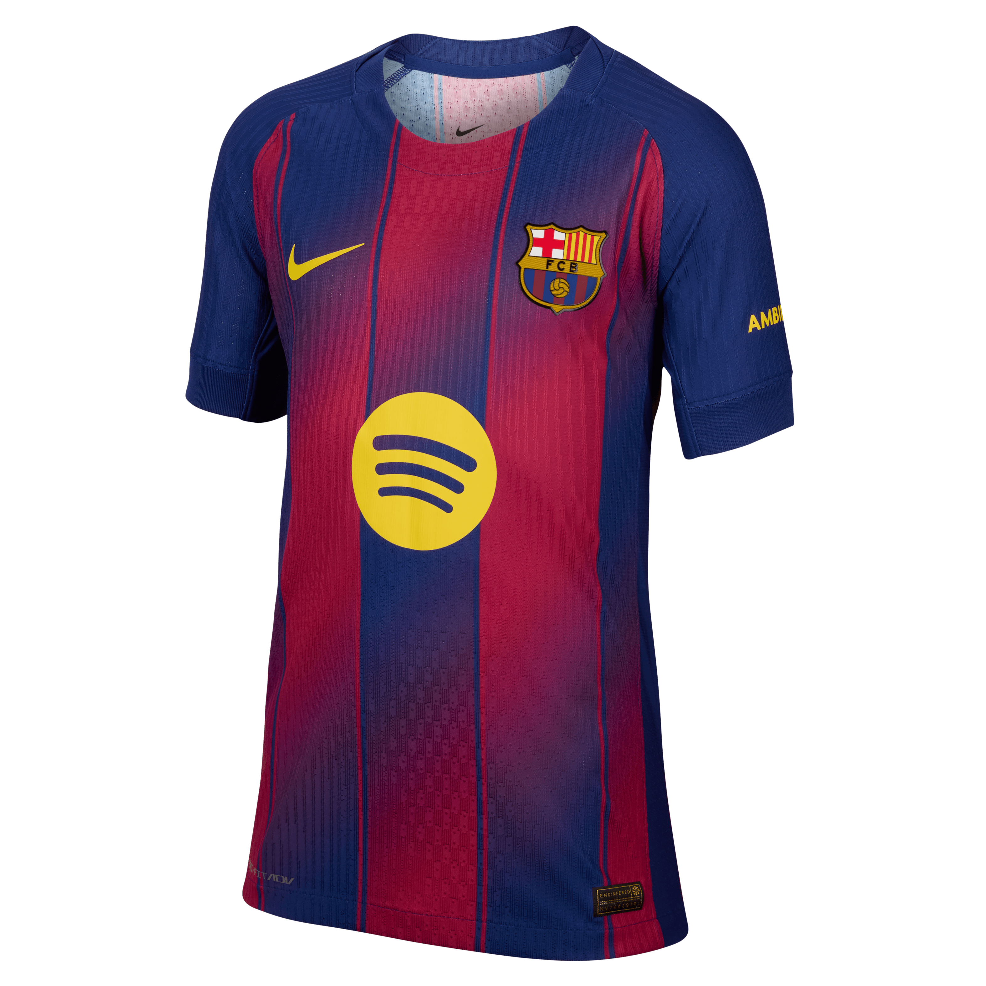 Nike Youth Barcelona Authentic Match Home Stadium Jersey 25/26