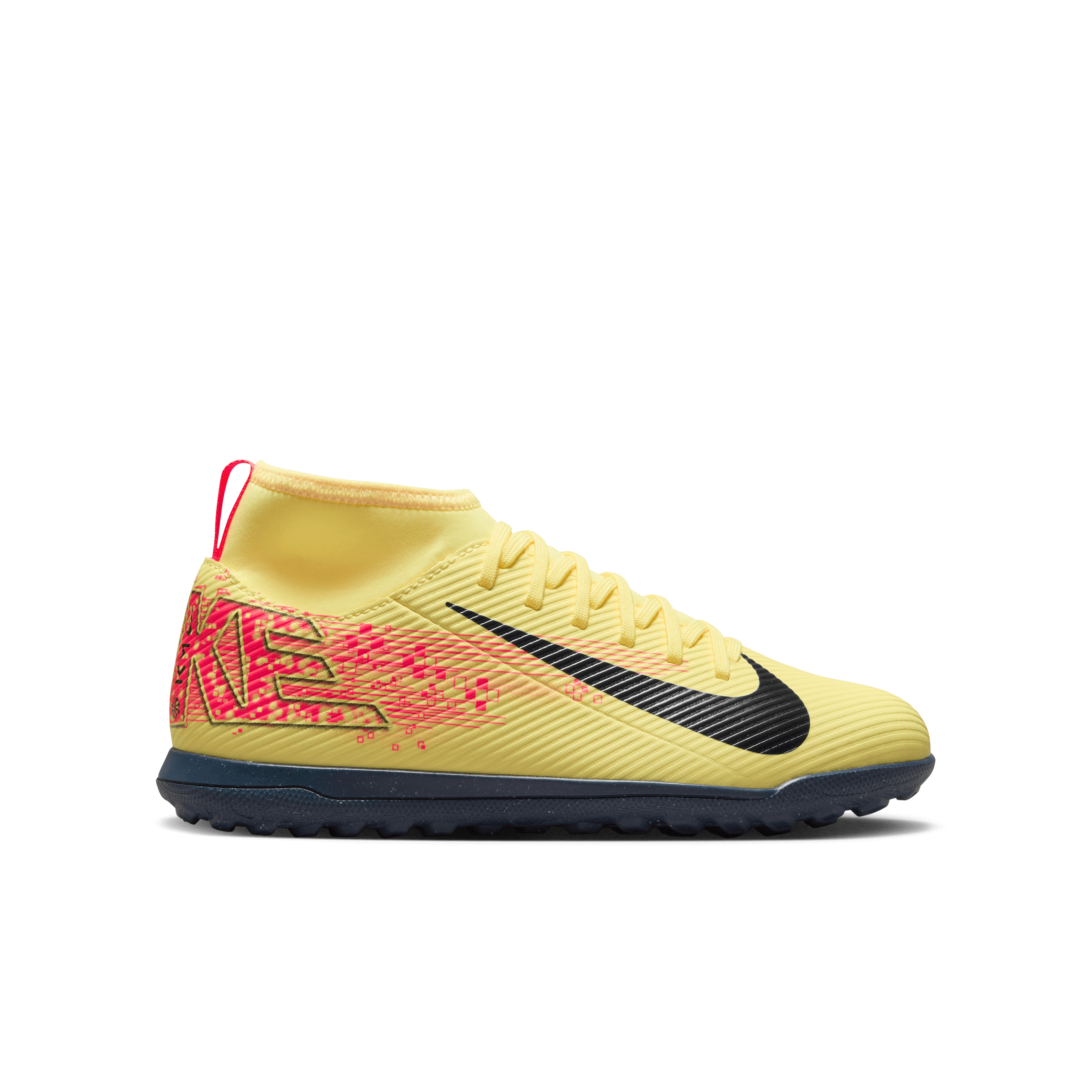 Nike Jr. Mercurial Superfly 10 Club "Kylian Mbappé" TF - Lt Laser Orange/Armory Navy