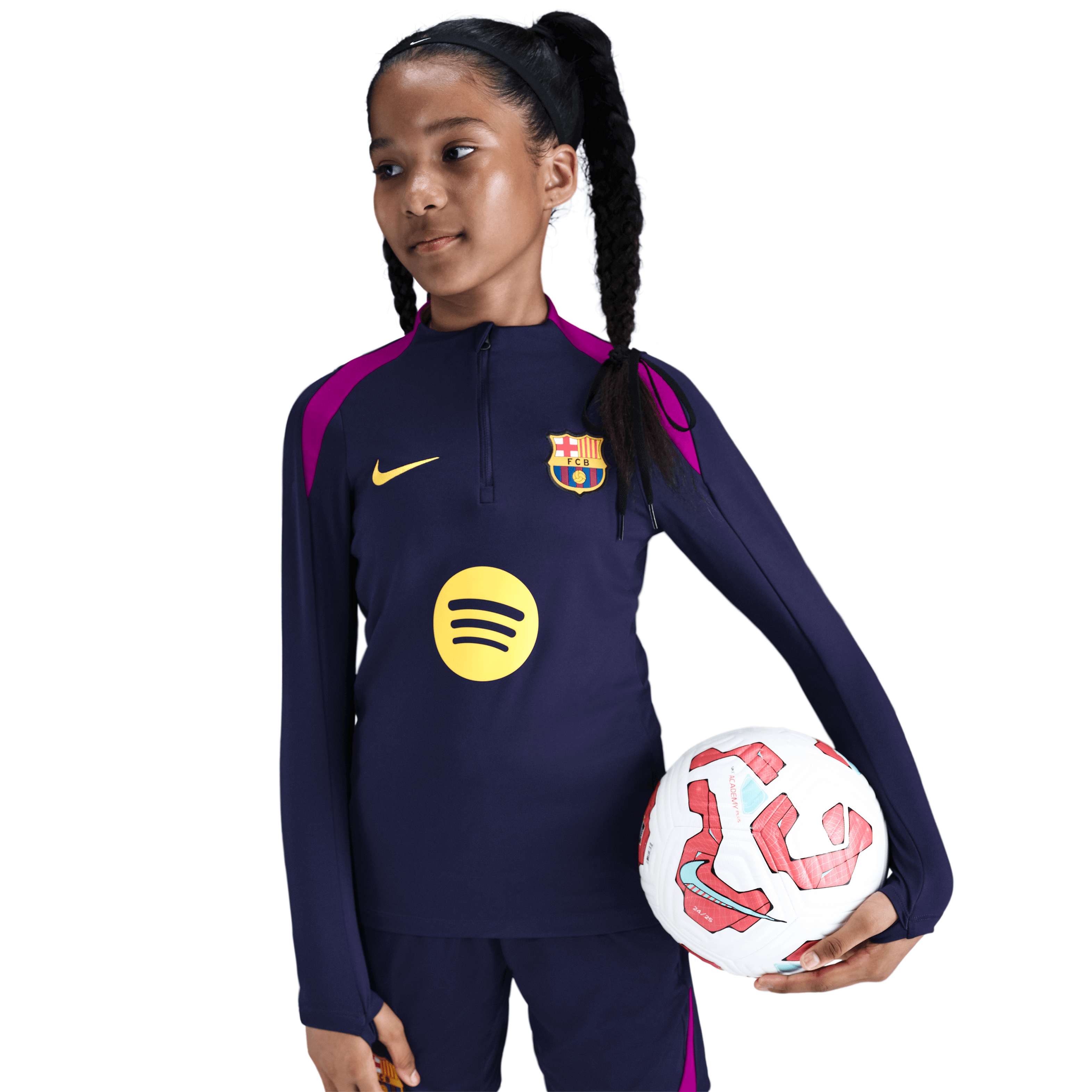 Nike FC Big Kids' Barcelona Strike Dri-FIT Soccer Drill Top