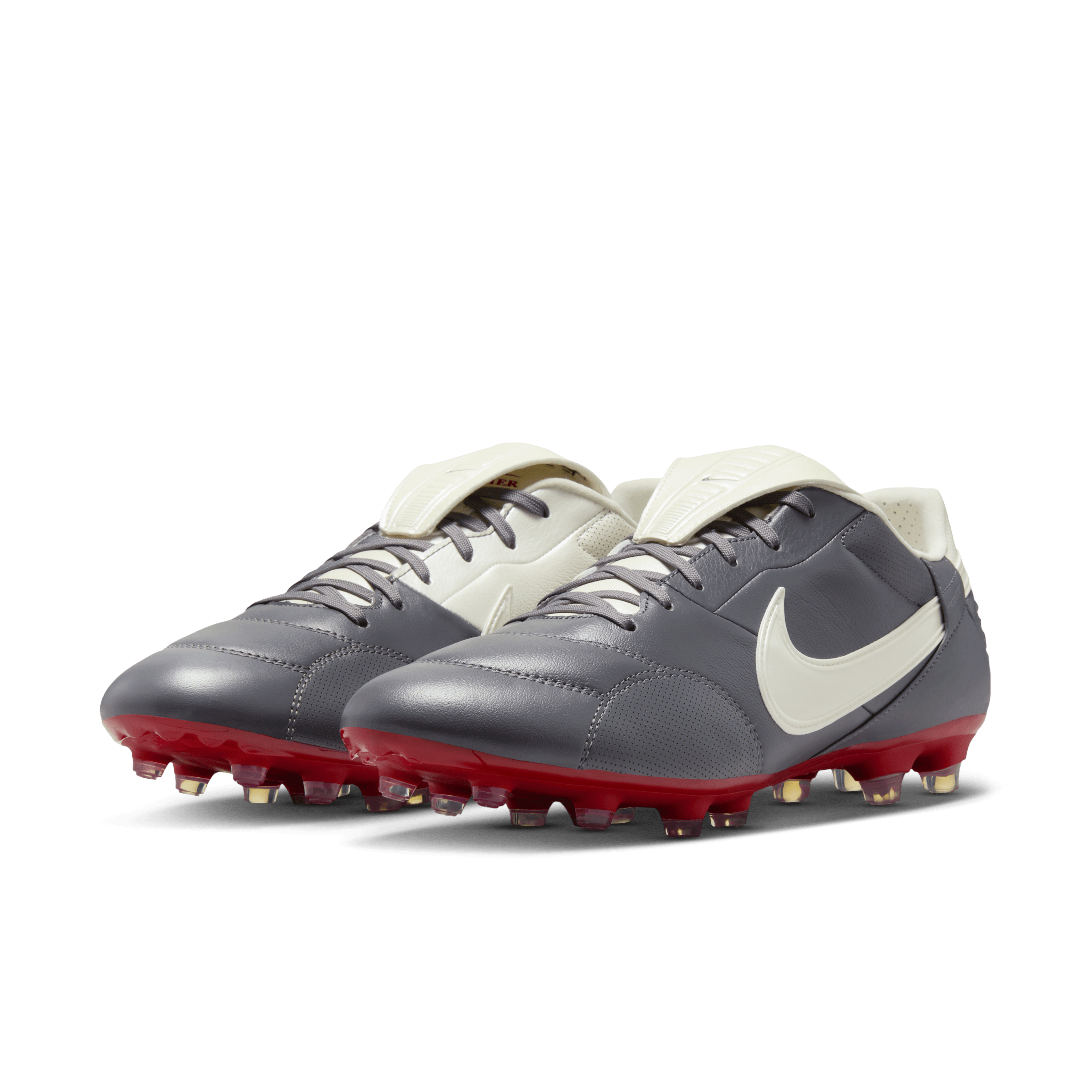Nike Premier 3 FG- Lt Graphite/mtlc Summit Wht/arsity Red