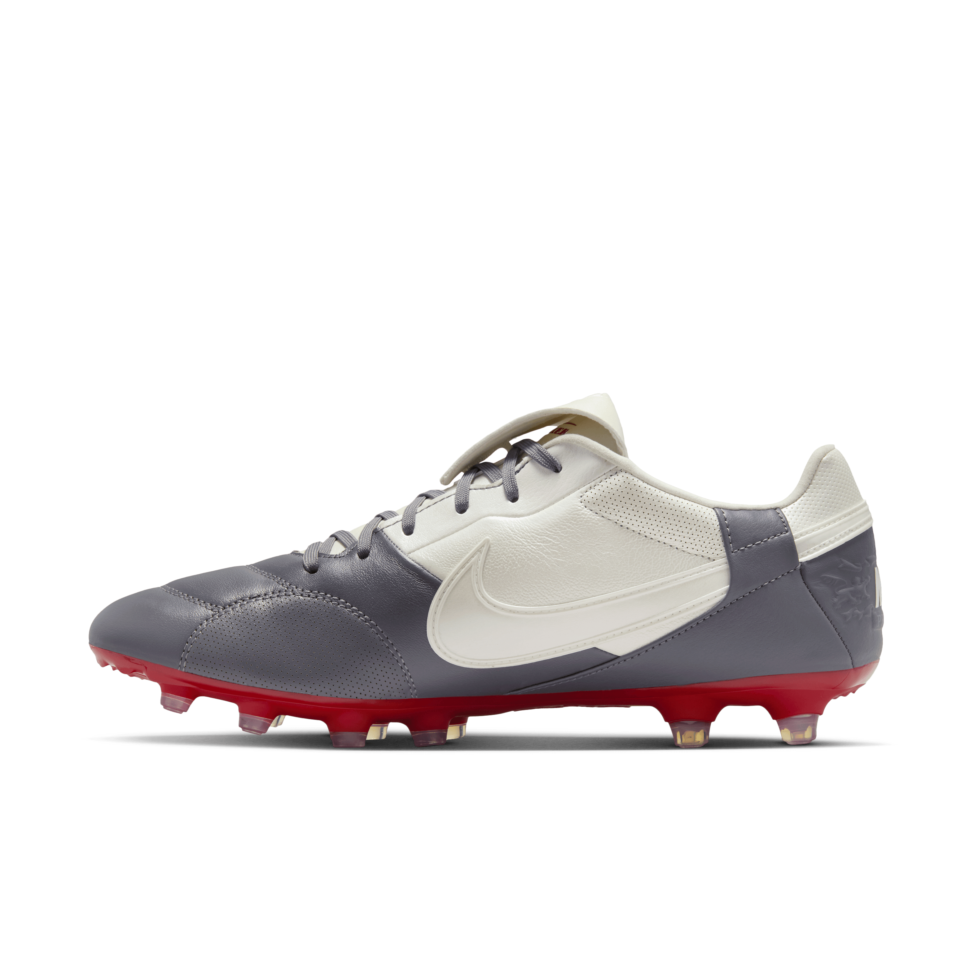 Nike Premier 3 FG- Lt Graphite/mtlc Summit Wht/arsity Red