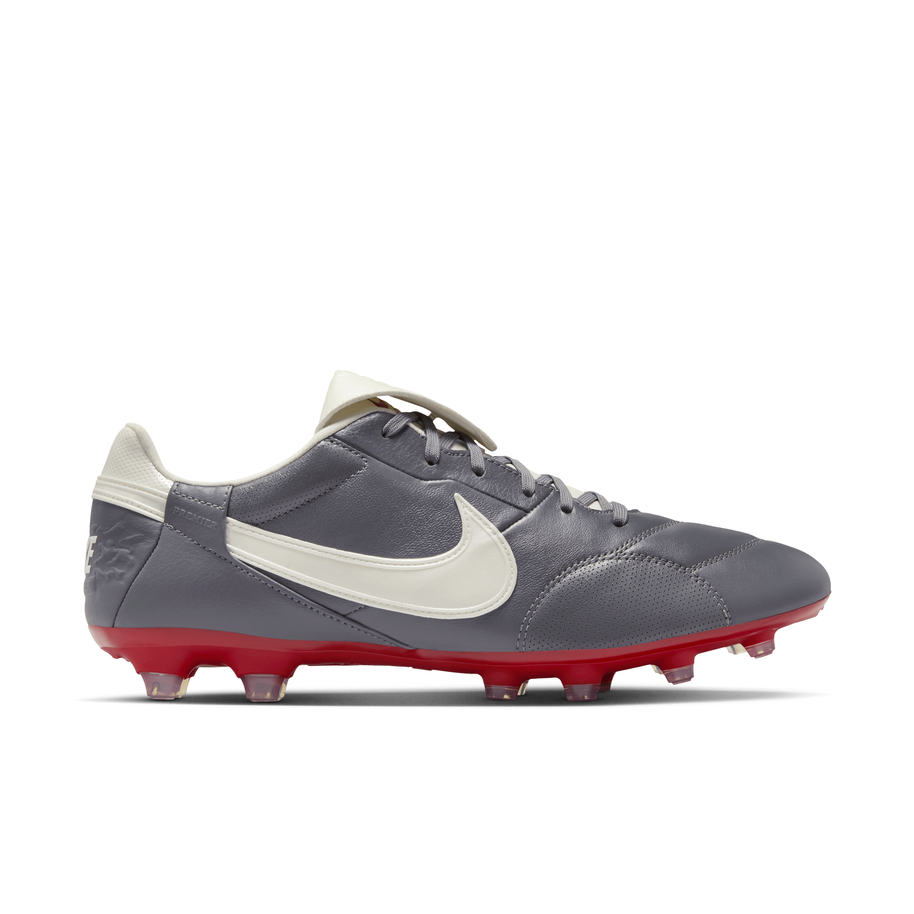Nike Premier 3 FG- Lt Graphite/mtlc Summit Wht/arsity Red