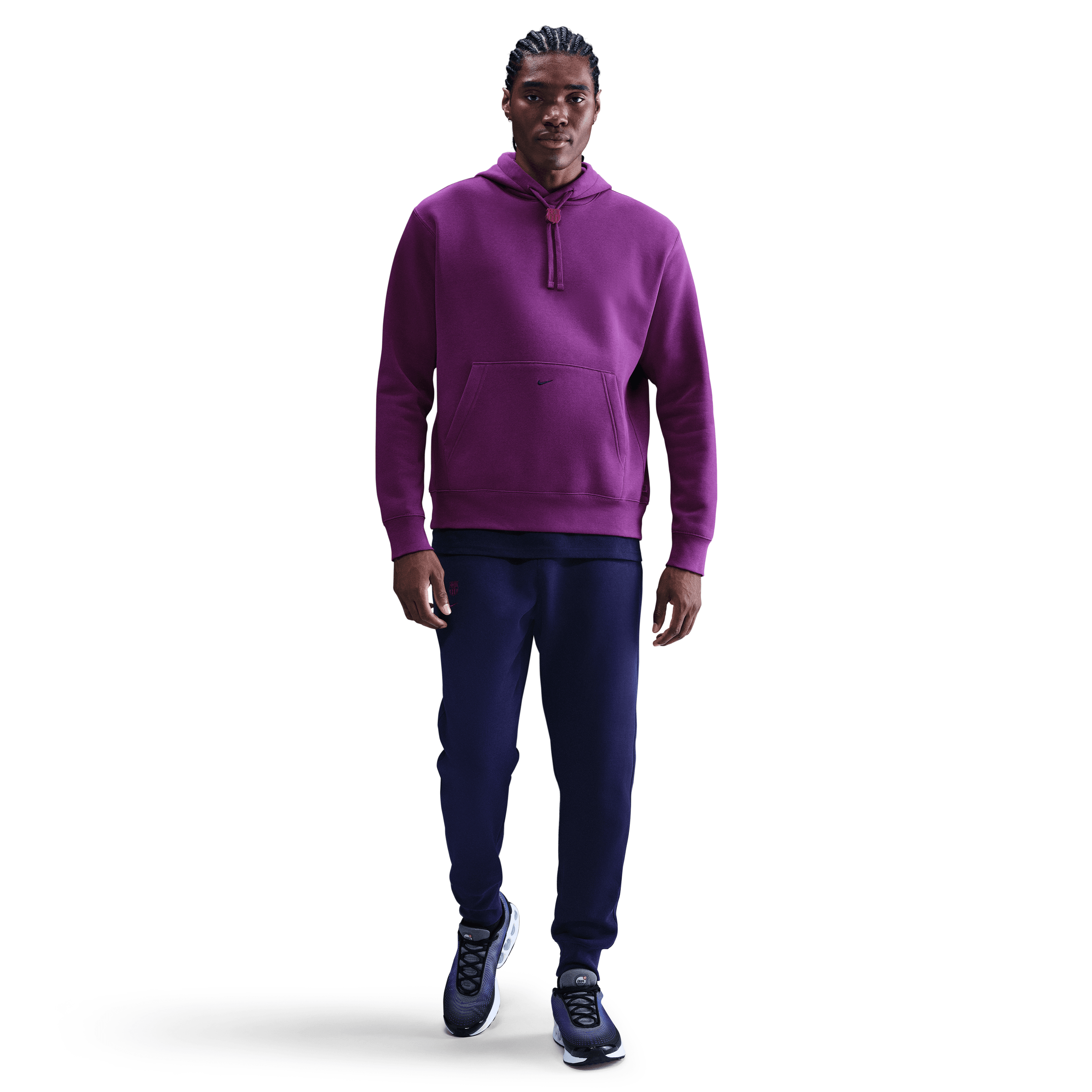 Nike FC Barcelona Club Men's Soccer Pullover Hoodie