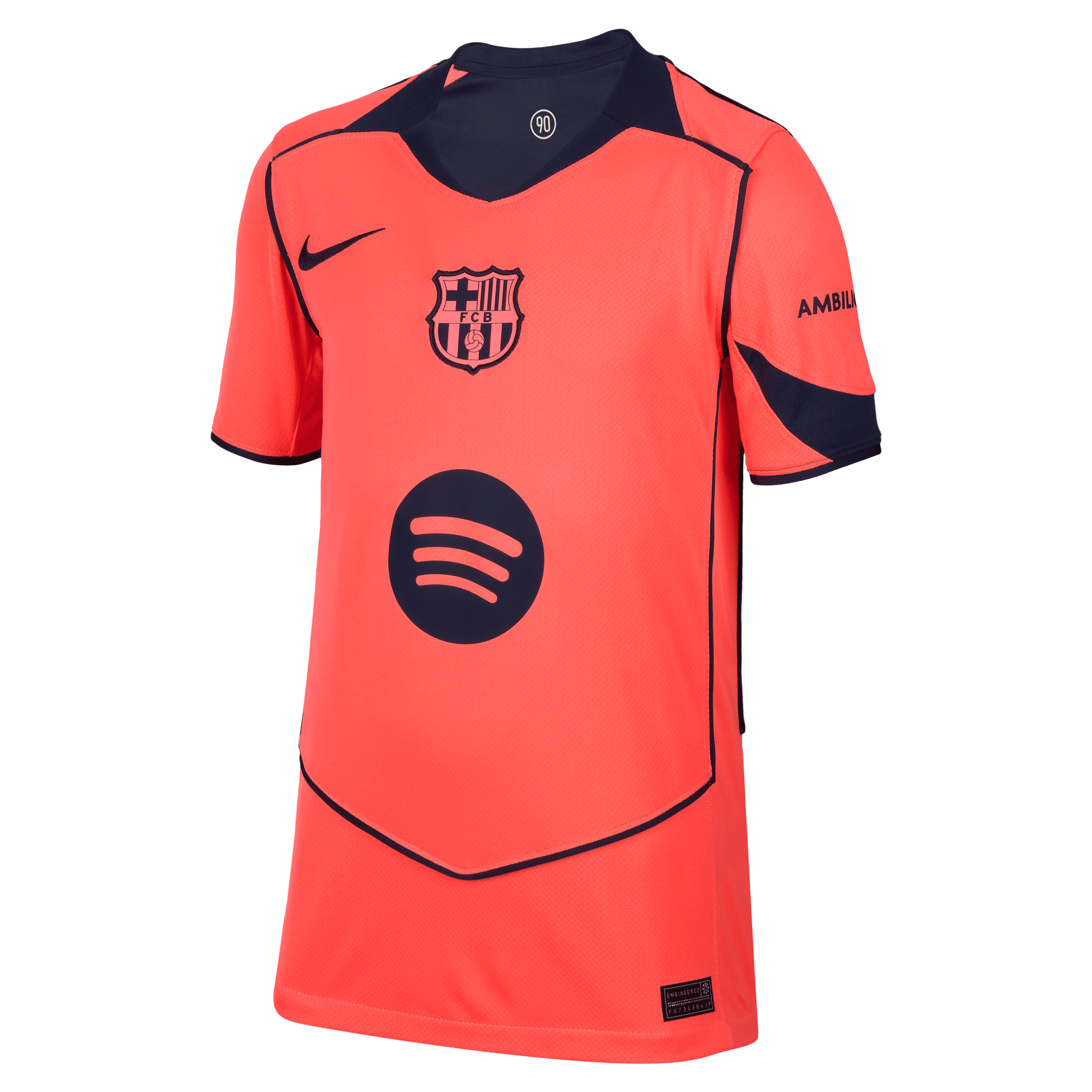 Nike Youth  FC Barcelona Stadium Third Dri-FIT Total 90 Soccer Replica Jersey 25/26