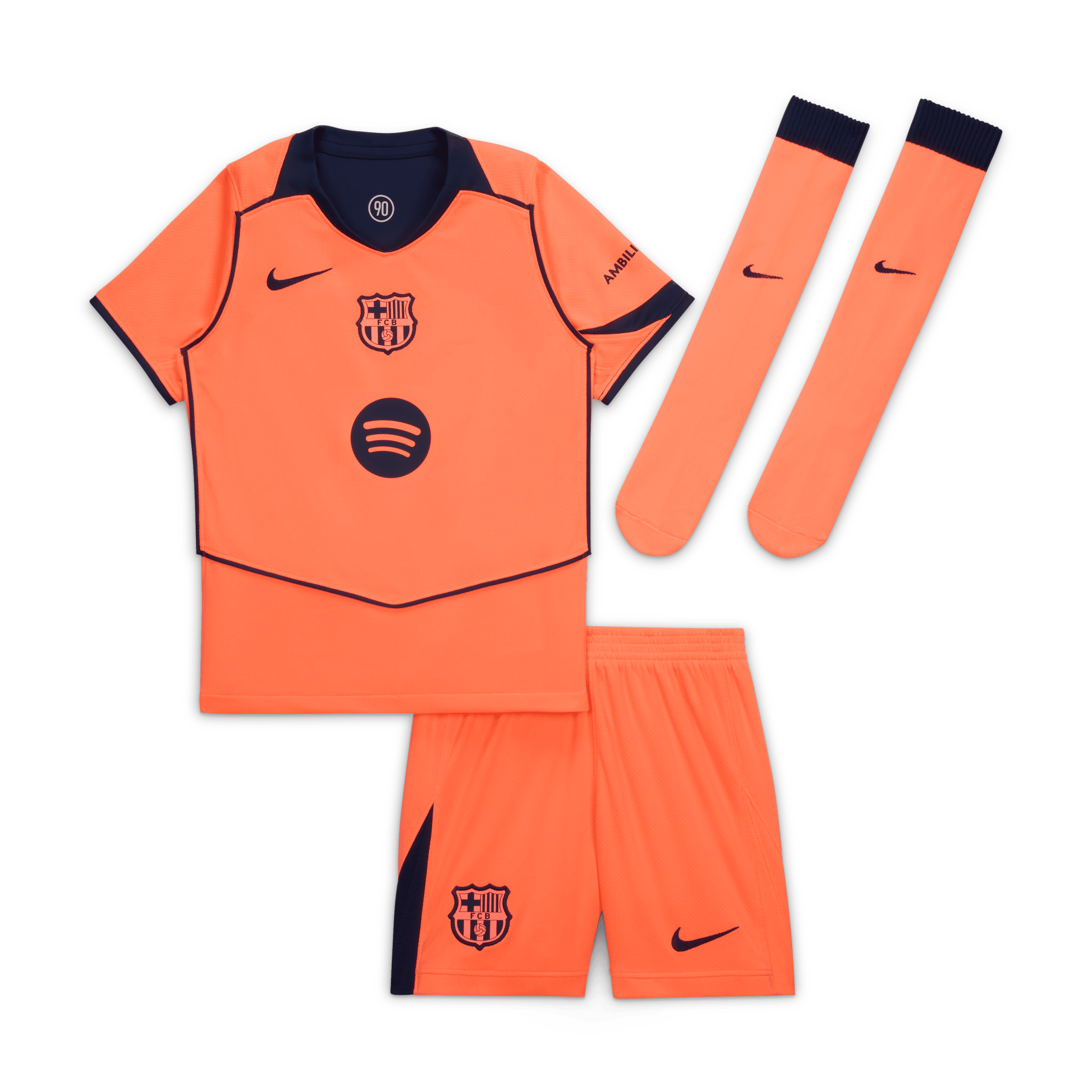 Nike Child Unisex FC Barcelona 3rd Mini Kit 25/26