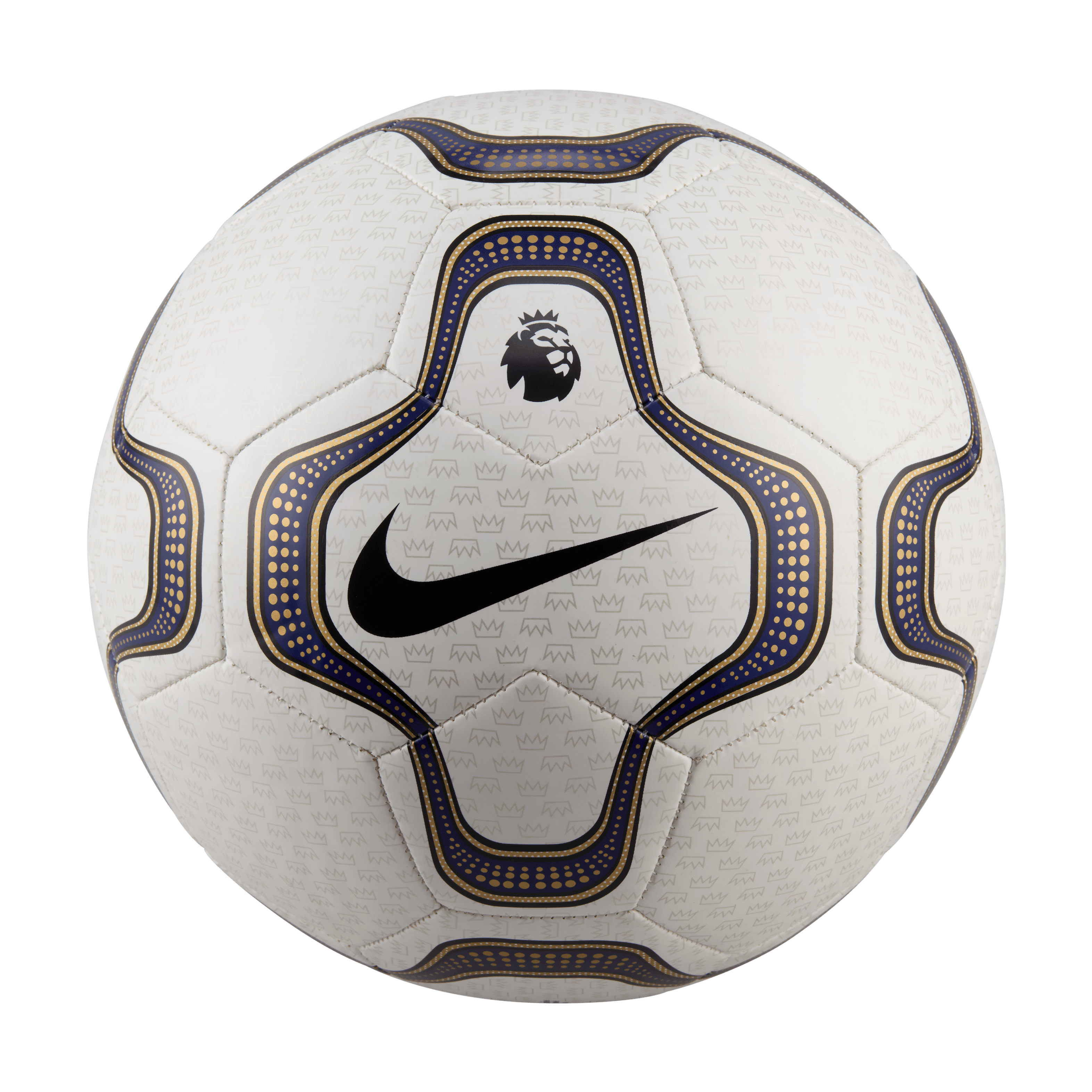 Nike Premier League Heritage Gio Merlin Soccer Ball-White/Blue/Gold/Black