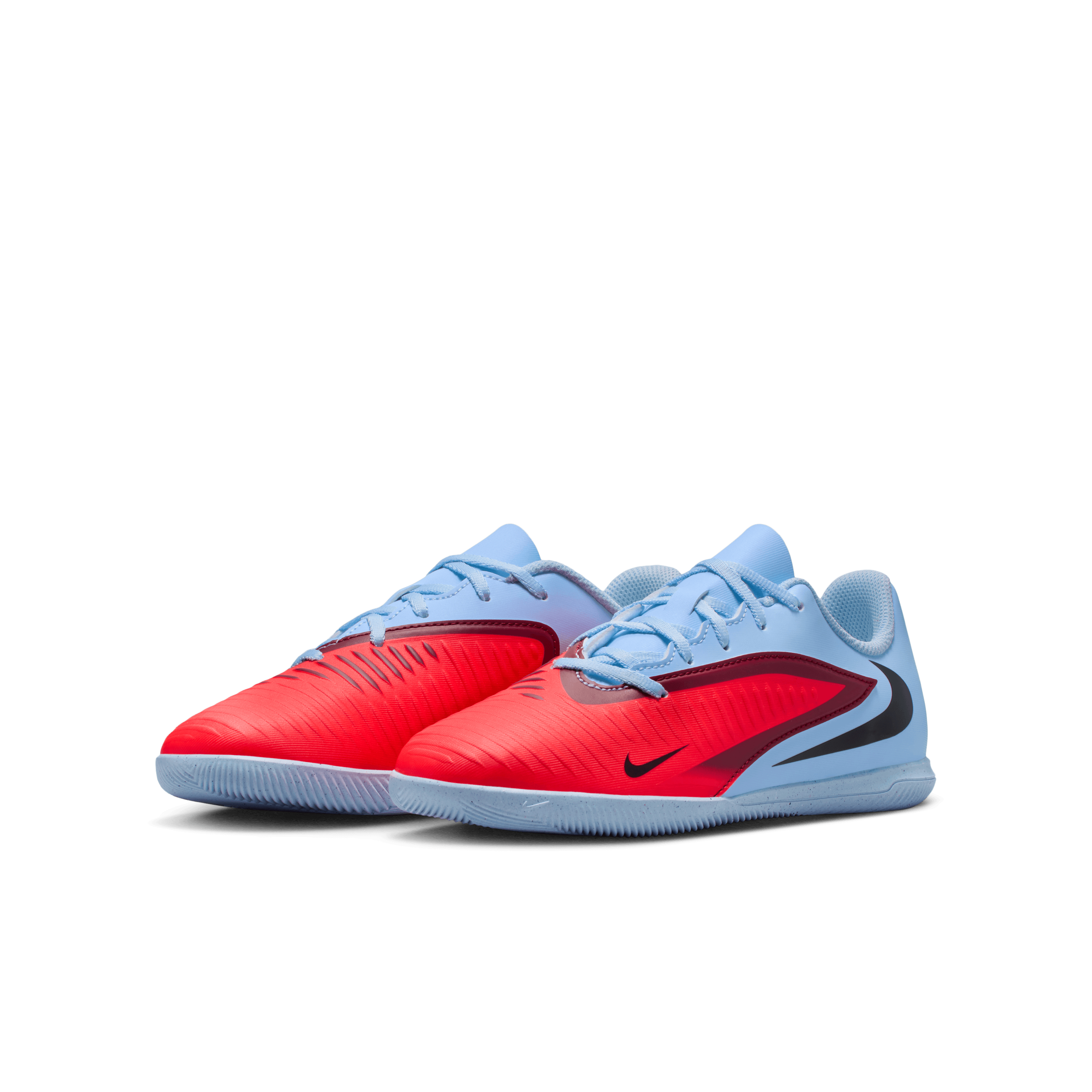 Nike Jr. Phantom 6 Low Club IC- Royal Tint/bright Crimson-black