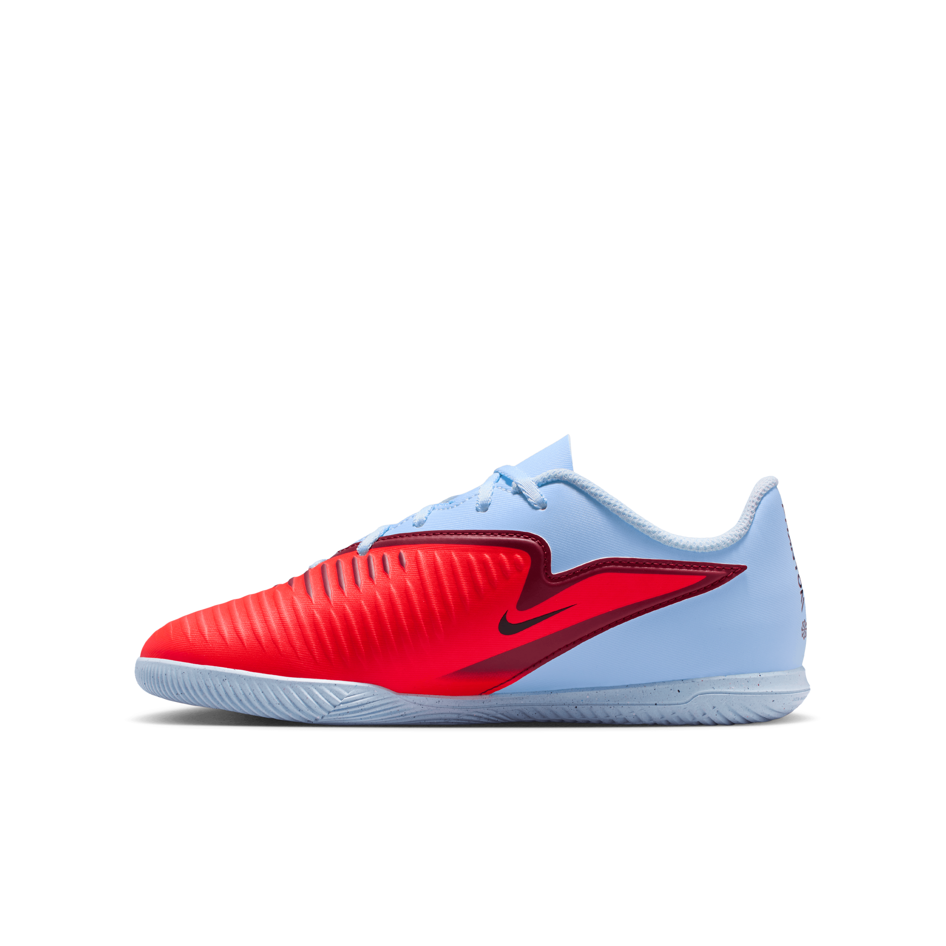Nike Jr. Phantom 6 Low Club IC- Royal Tint/bright Crimson-black