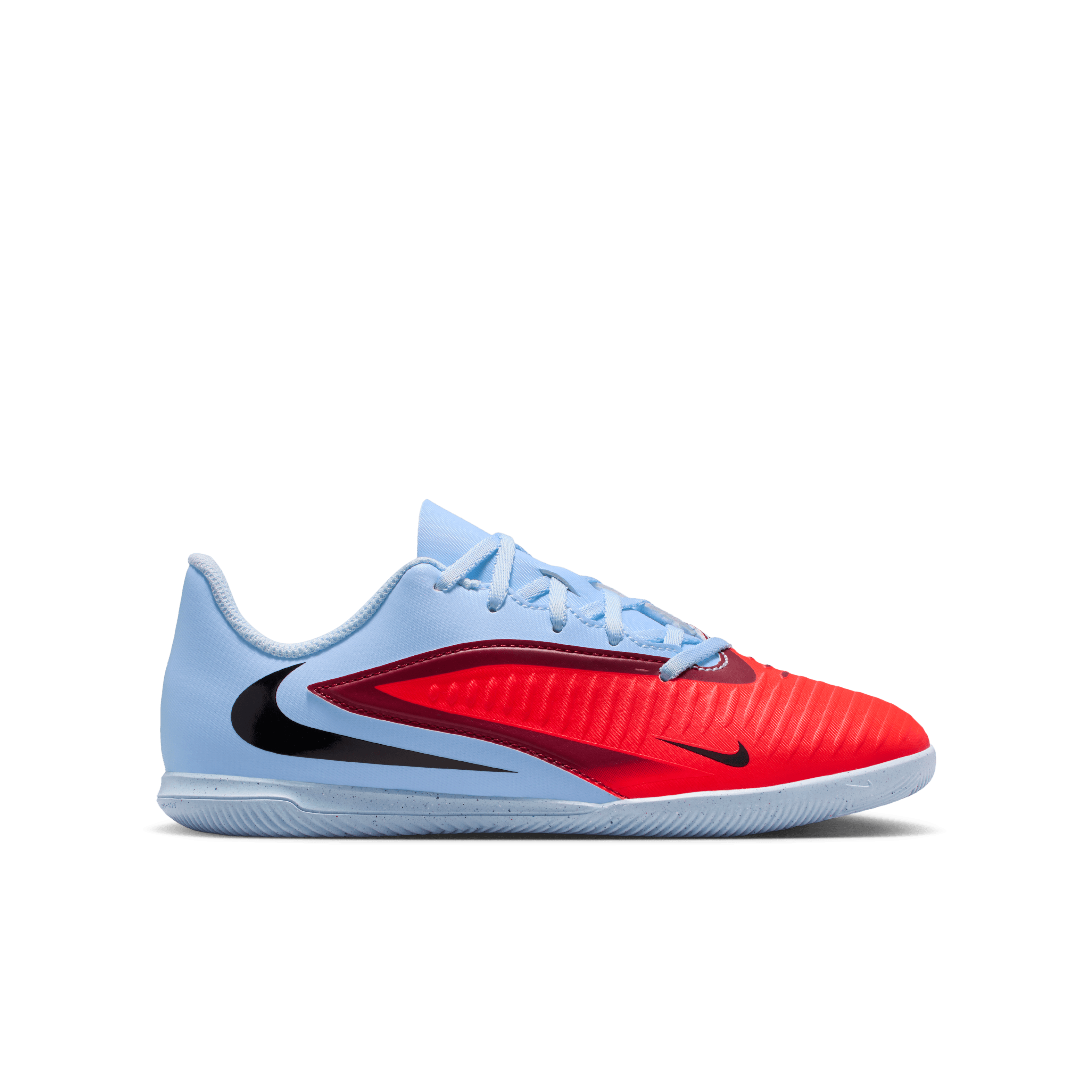 Nike Jr. Phantom 6 Low Club IC- Royal Tint/bright Crimson-black