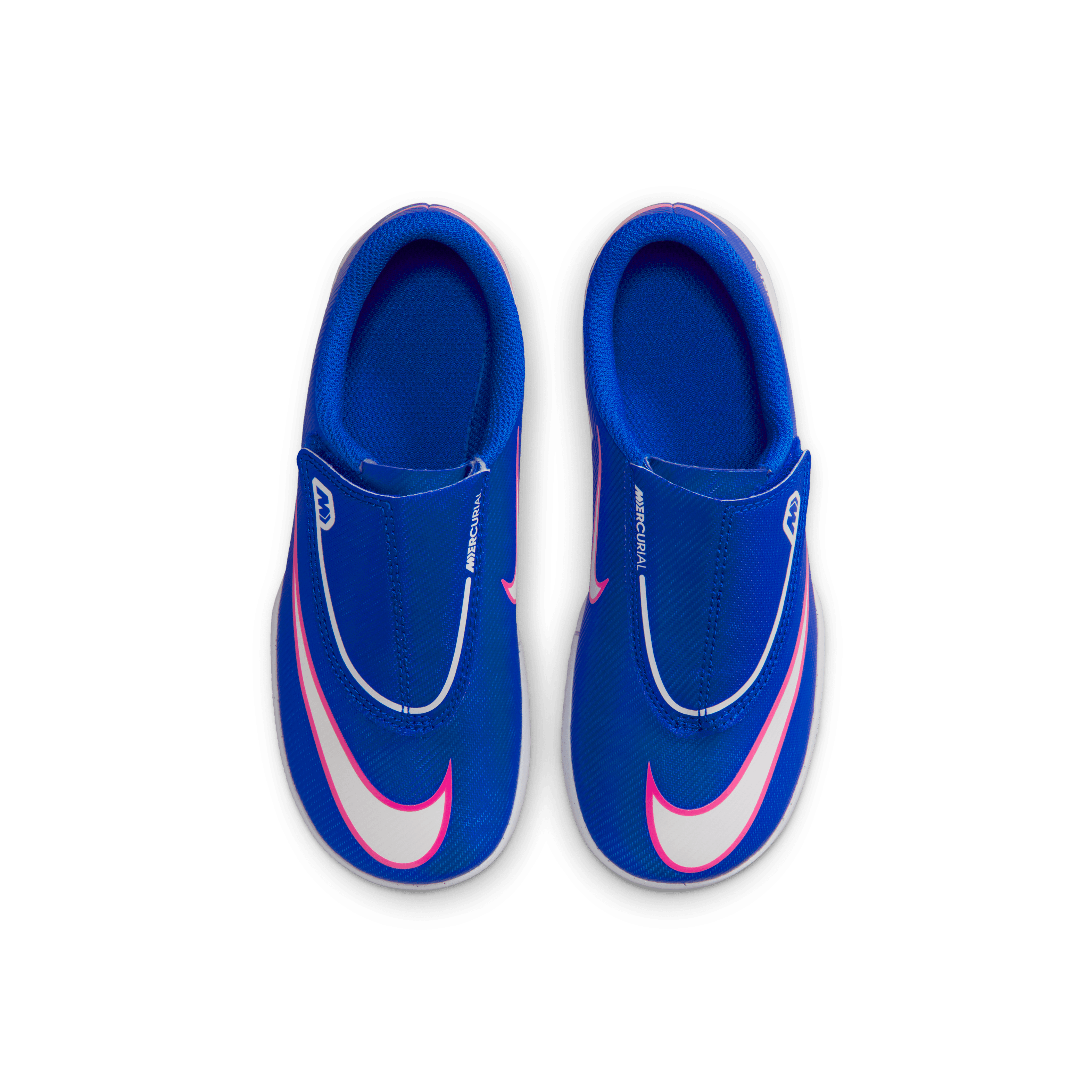 Nike Jr. Mercurial Vapor 16 Club Little Kids' IC Low-Top Soccer Shoes-Racer Blue/white