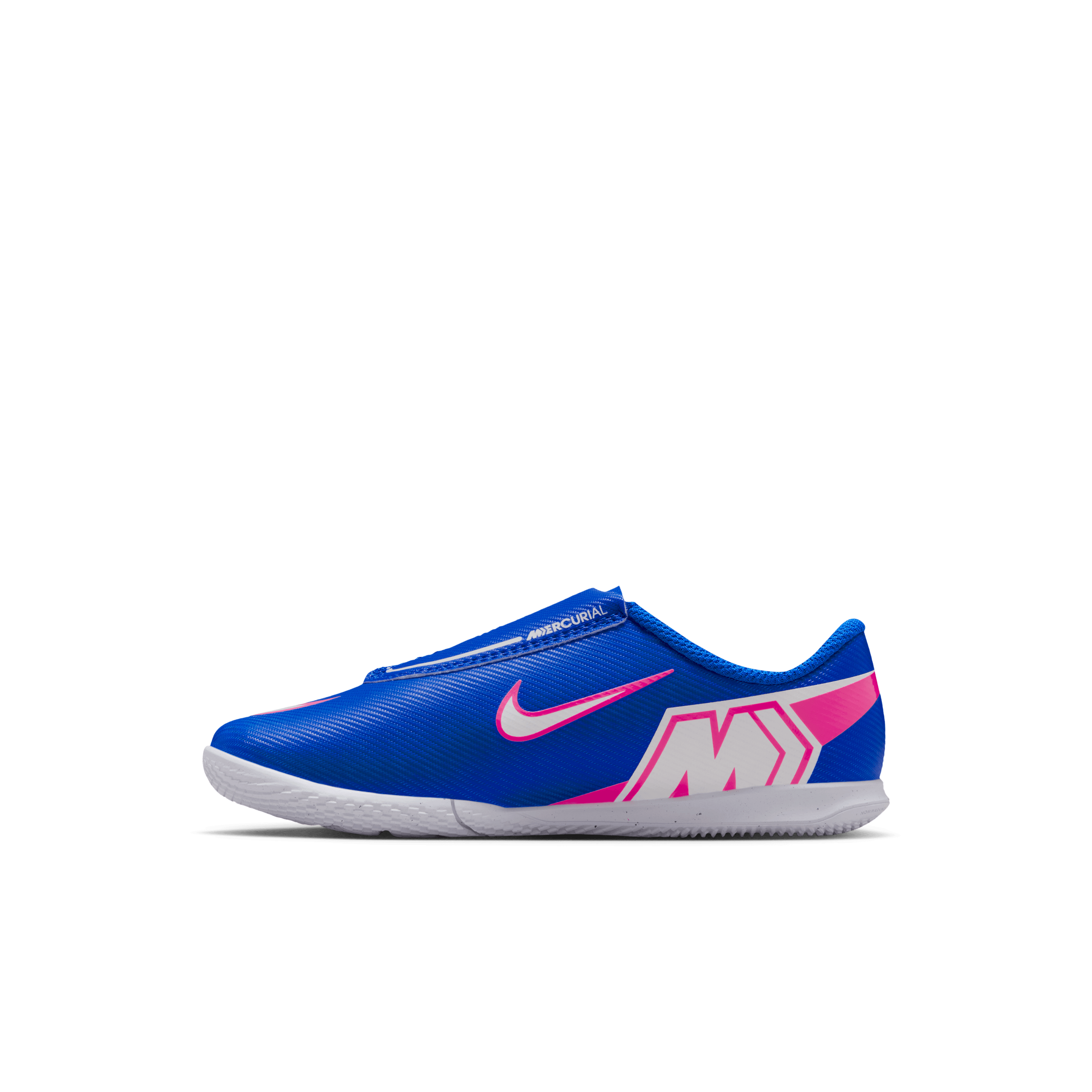 Nike Jr. Mercurial Vapor 16 Club Little Kids' IC Low-Top Soccer Shoes-Racer Blue/white
