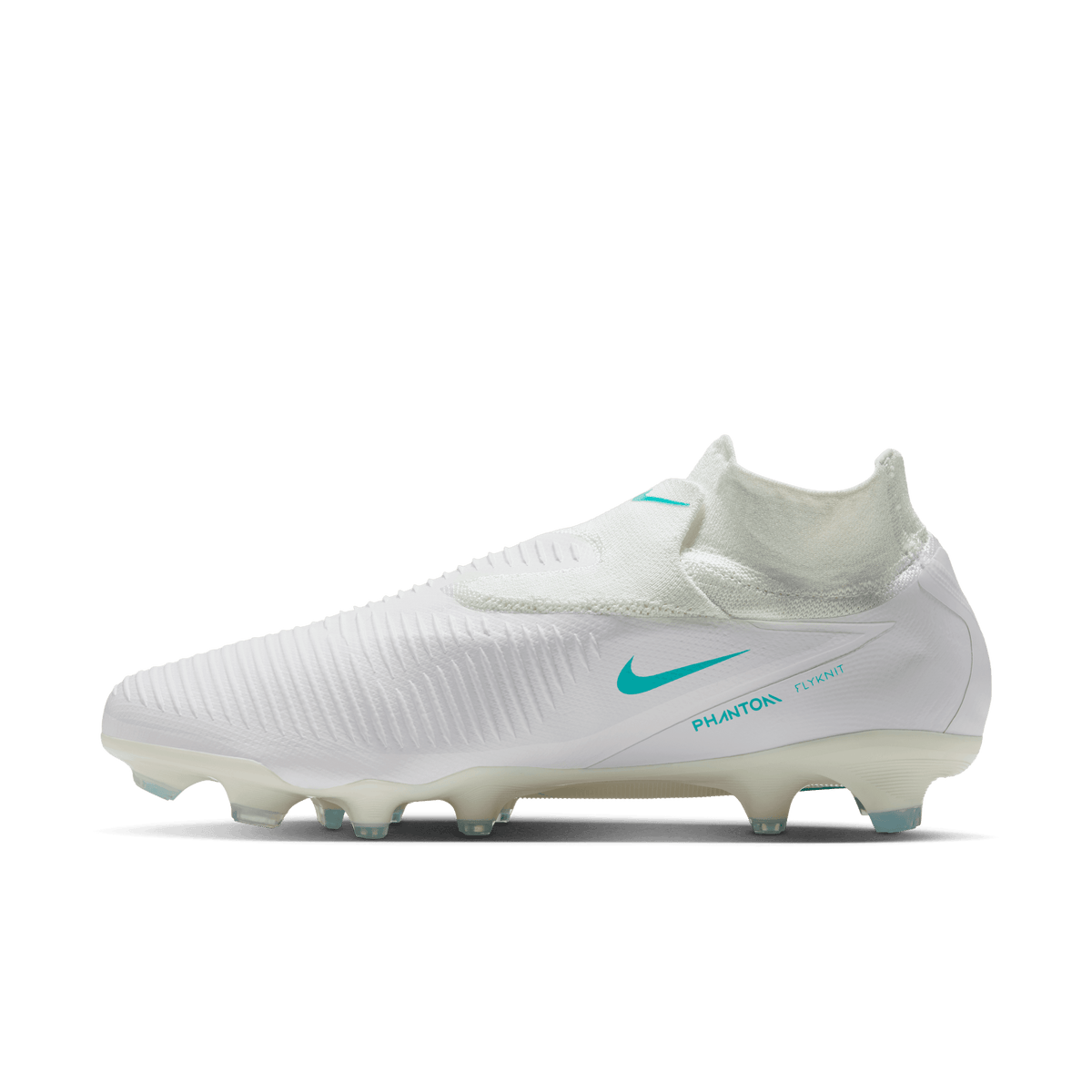 Nike Phantom 6 High Pro Firm-Ground Soccer Cleats-WHITE/DUSTY CACTUS-WHITE