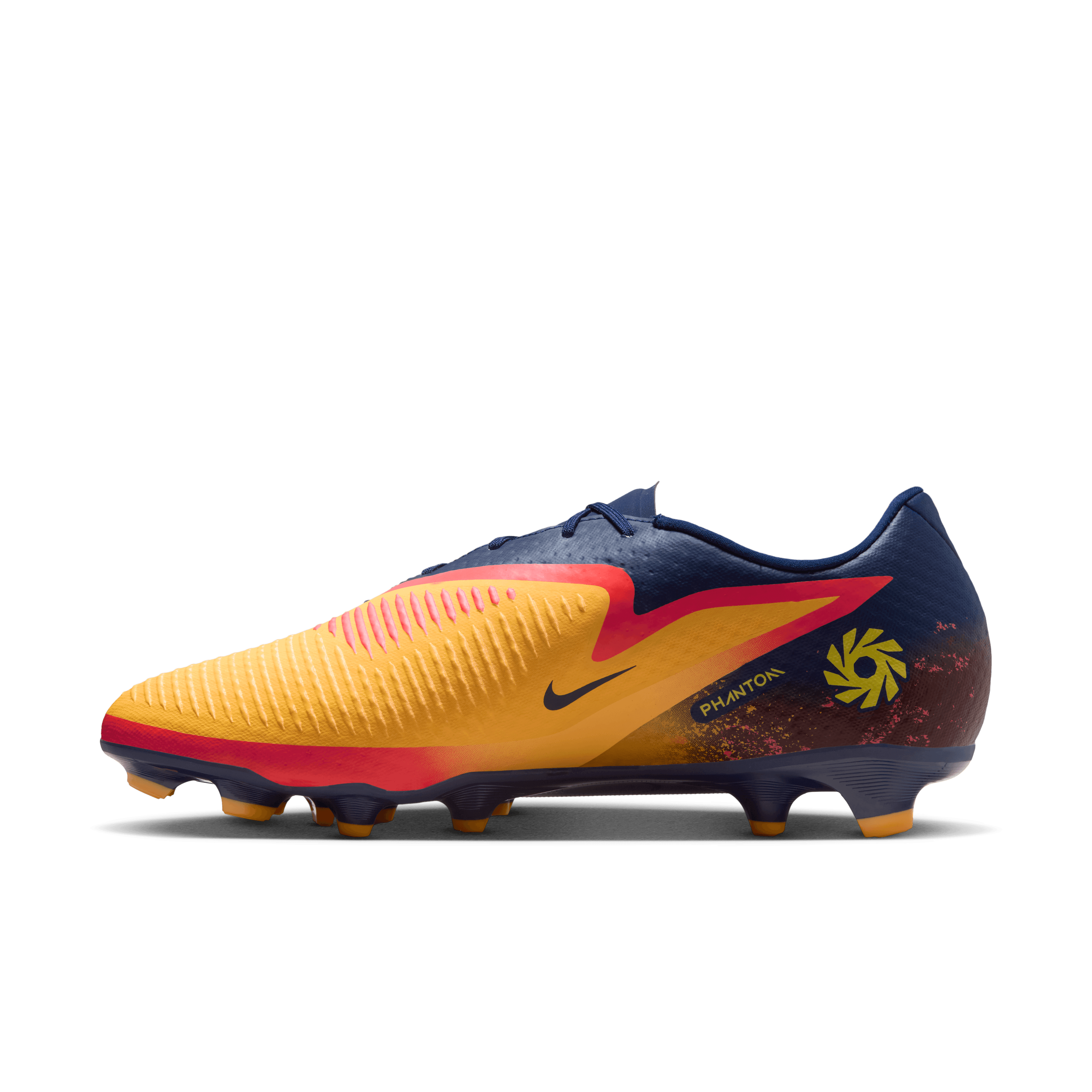 Nike Phantom 6 Low Academy "Erling Haaland" MG/FG- Laser Orange/lemon Venom-blue Void