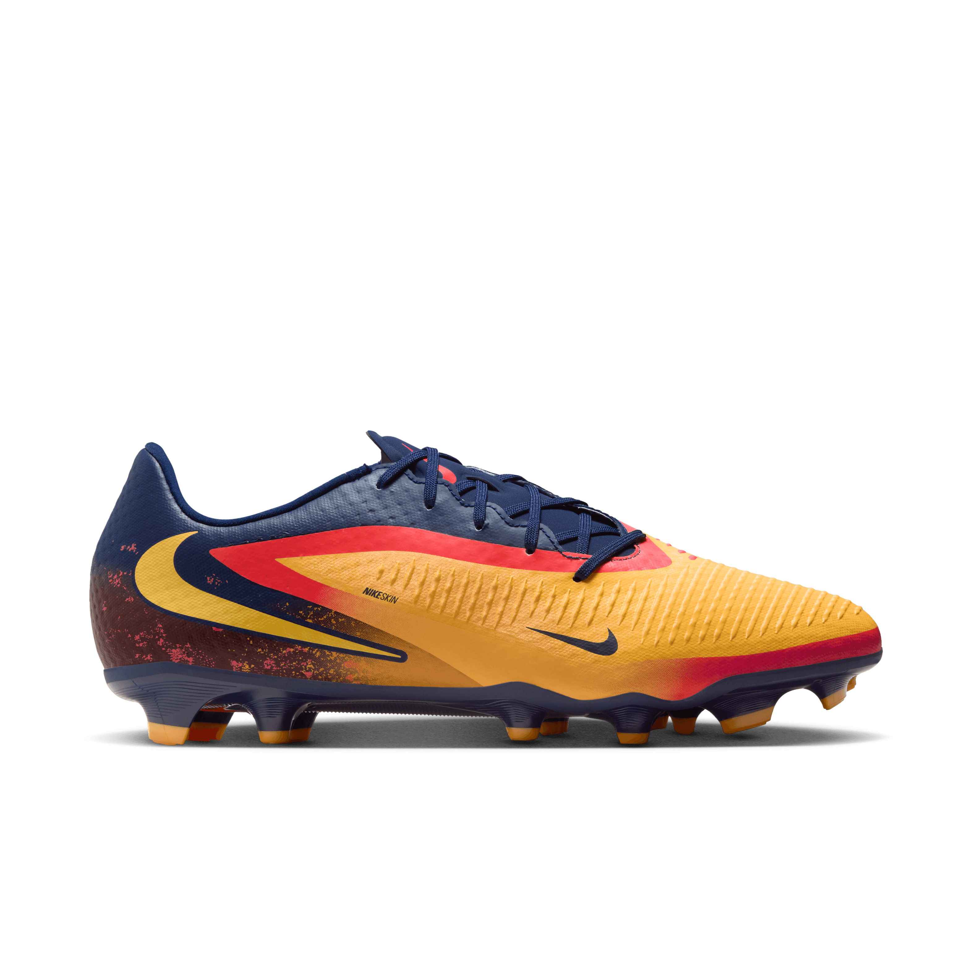 Nike Phantom 6 Low Academy "Erling Haaland" MG/FG- Laser Orange/lemon Venom-blue Void