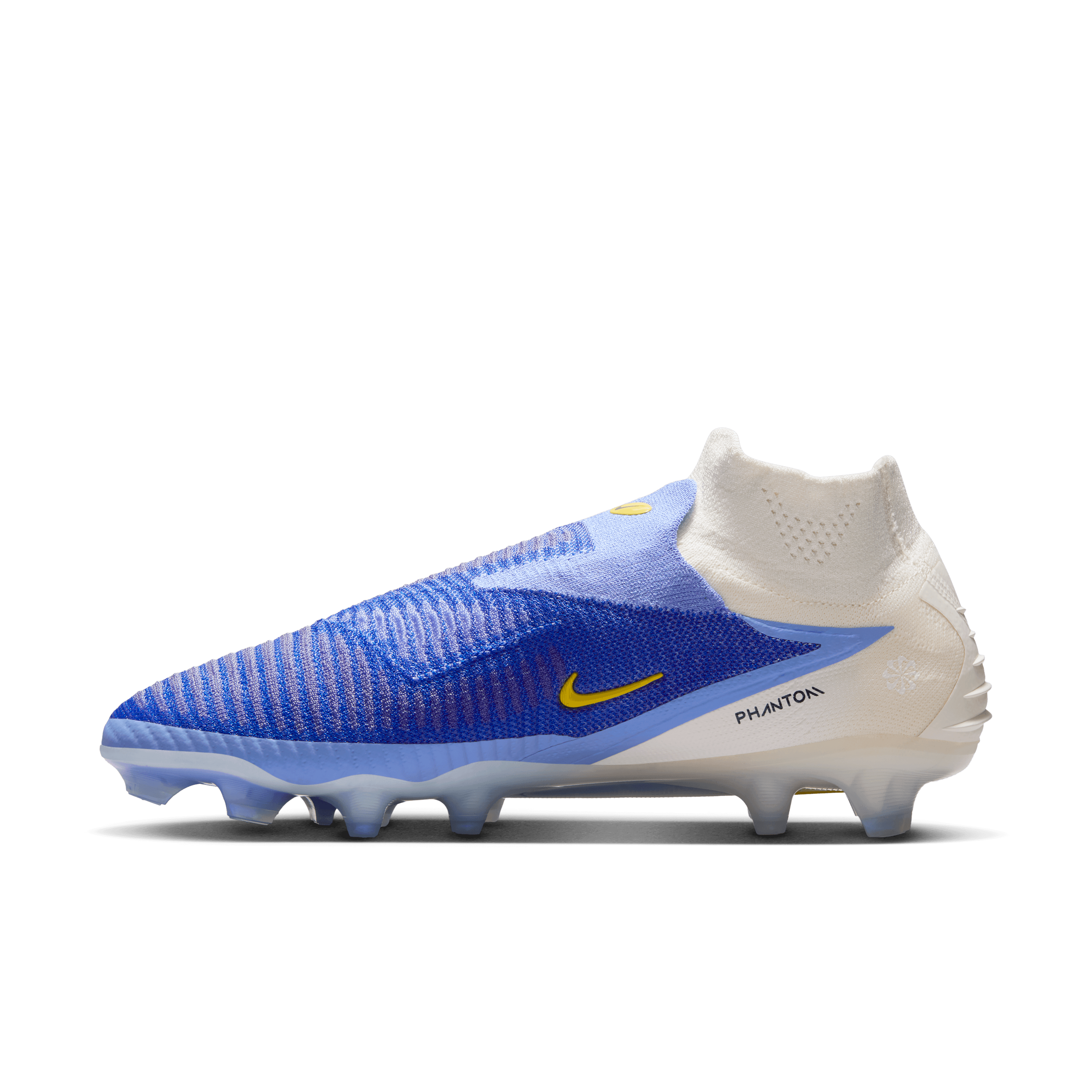 Nike Phantom 6 High Elite Firm-Ground Soccer Cleats-RACER BLUE/DARK OBSIDIAN