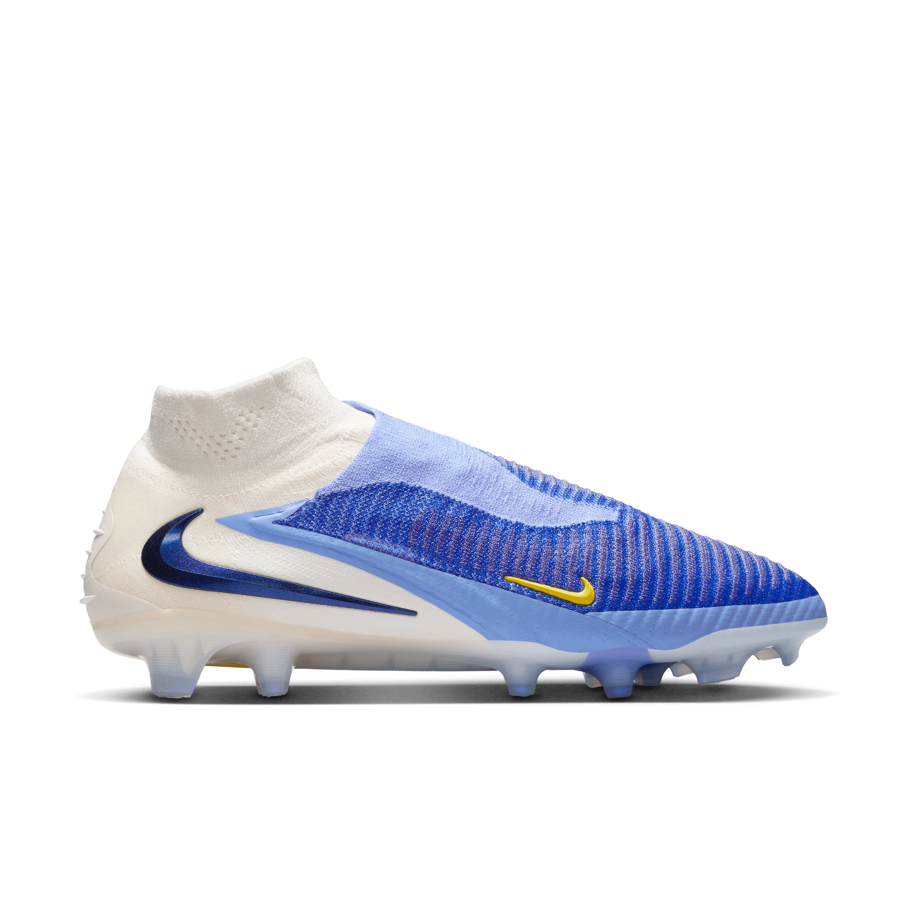 Nike Phantom 6 High Elite Firm-Ground Soccer Cleats-RACER BLUE/DARK OBSIDIAN