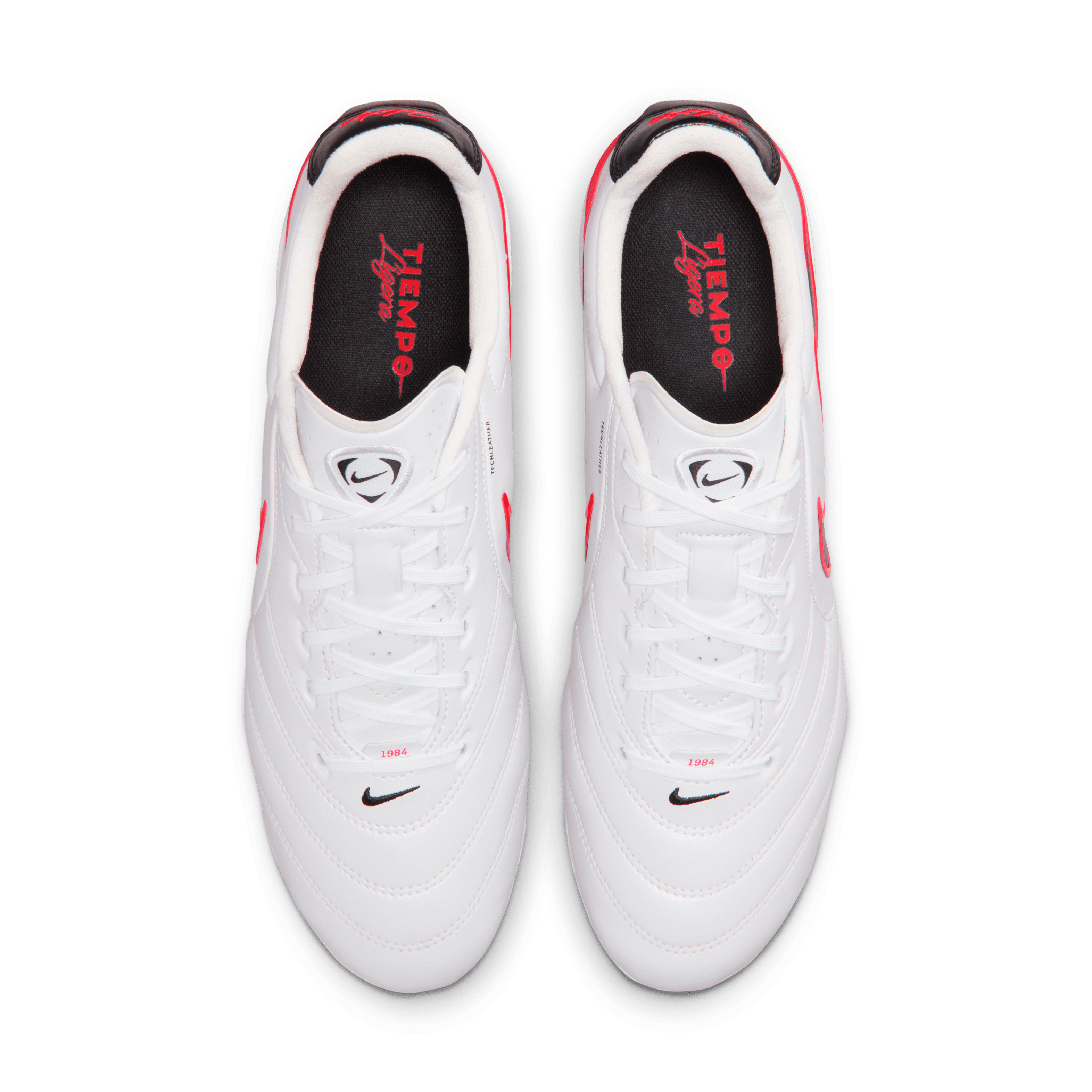 Nike Tiempo Ligera Pro FG-White/Black-Bright Crimson