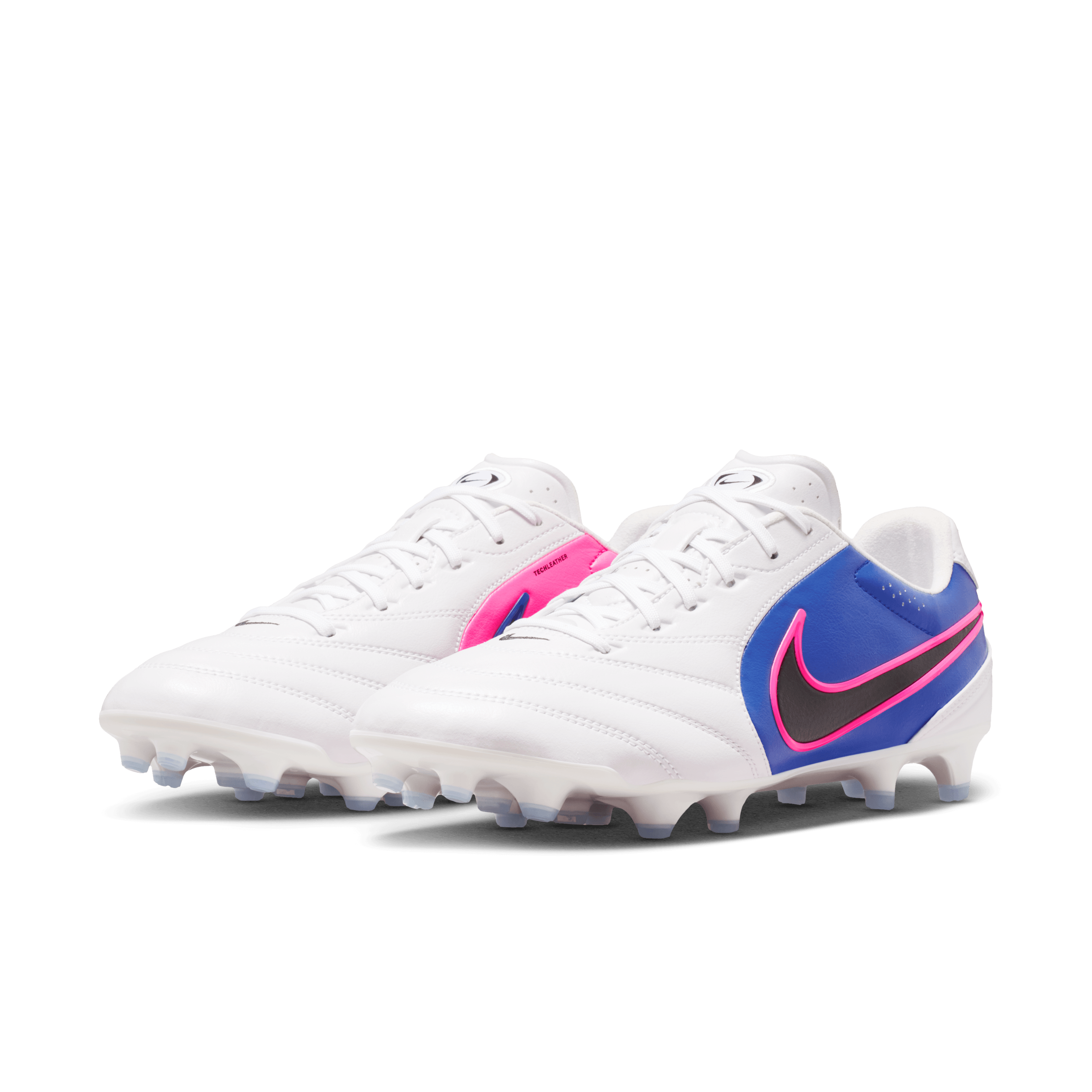 Nike Tiempo Ligera Pro FG-White/black-racer Blue-pink Blast