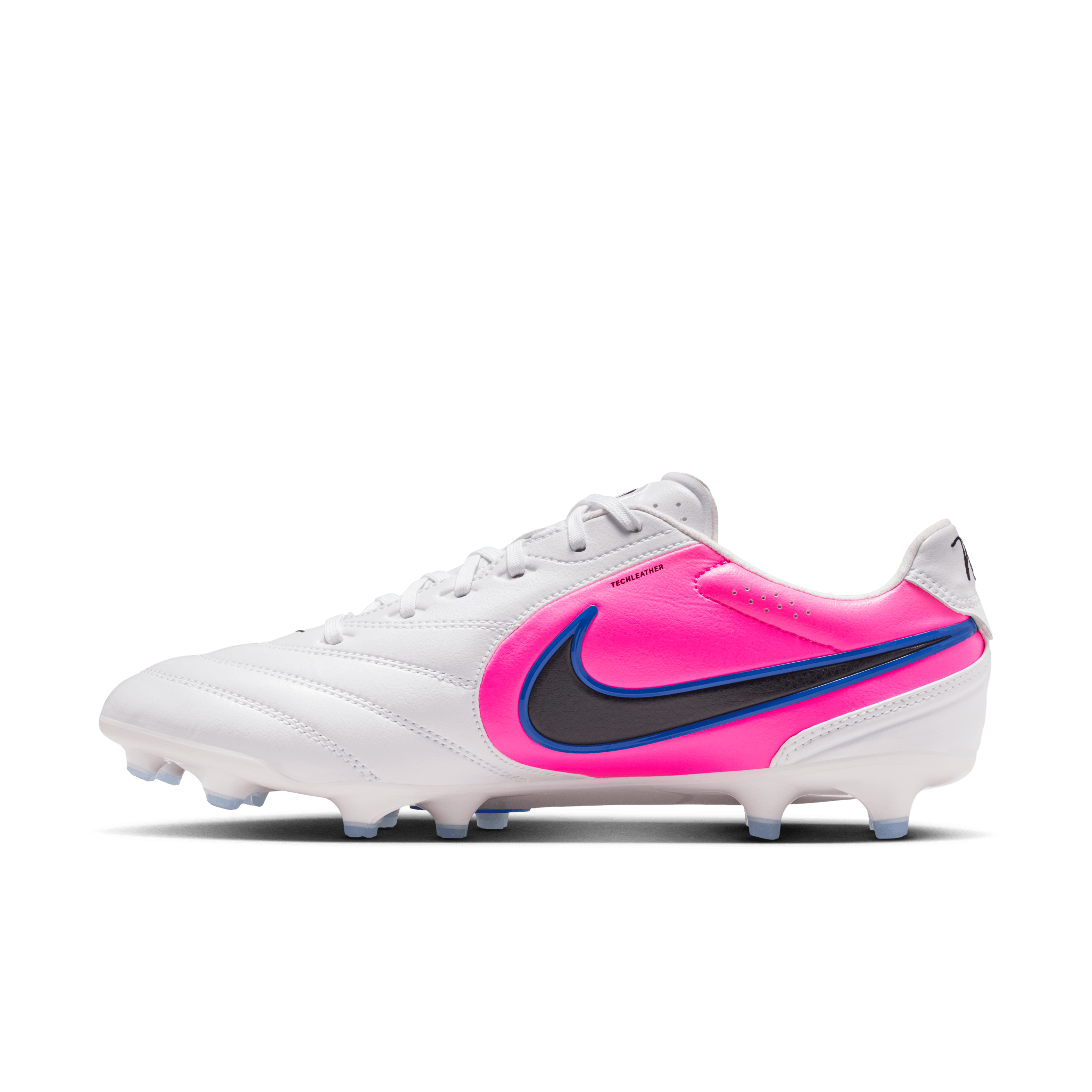 Nike Tiempo Ligera Pro FG-White/black-racer Blue-pink Blast