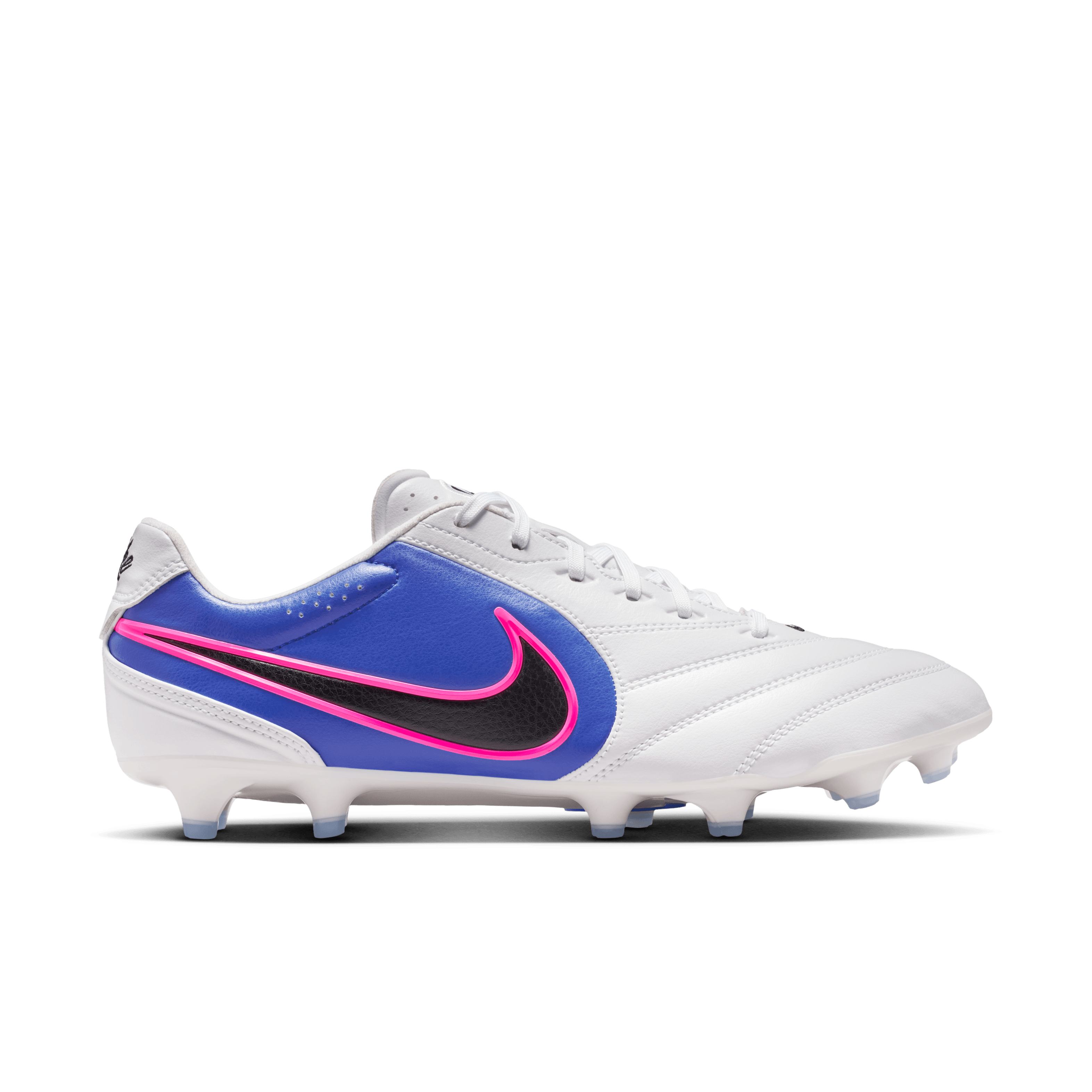 Nike Tiempo Ligera Pro FG-White/black-racer Blue-pink Blast