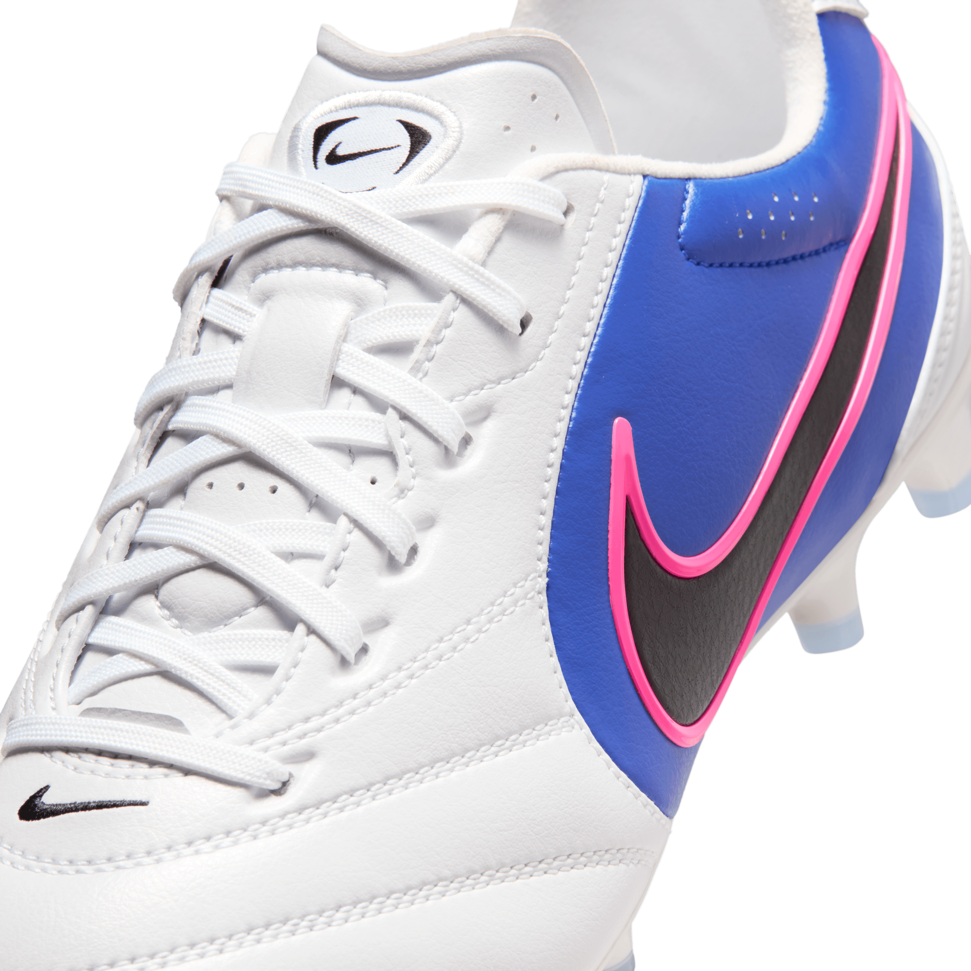 Nike Tiempo Ligera Pro FG-White/black-racer Blue-pink Blast