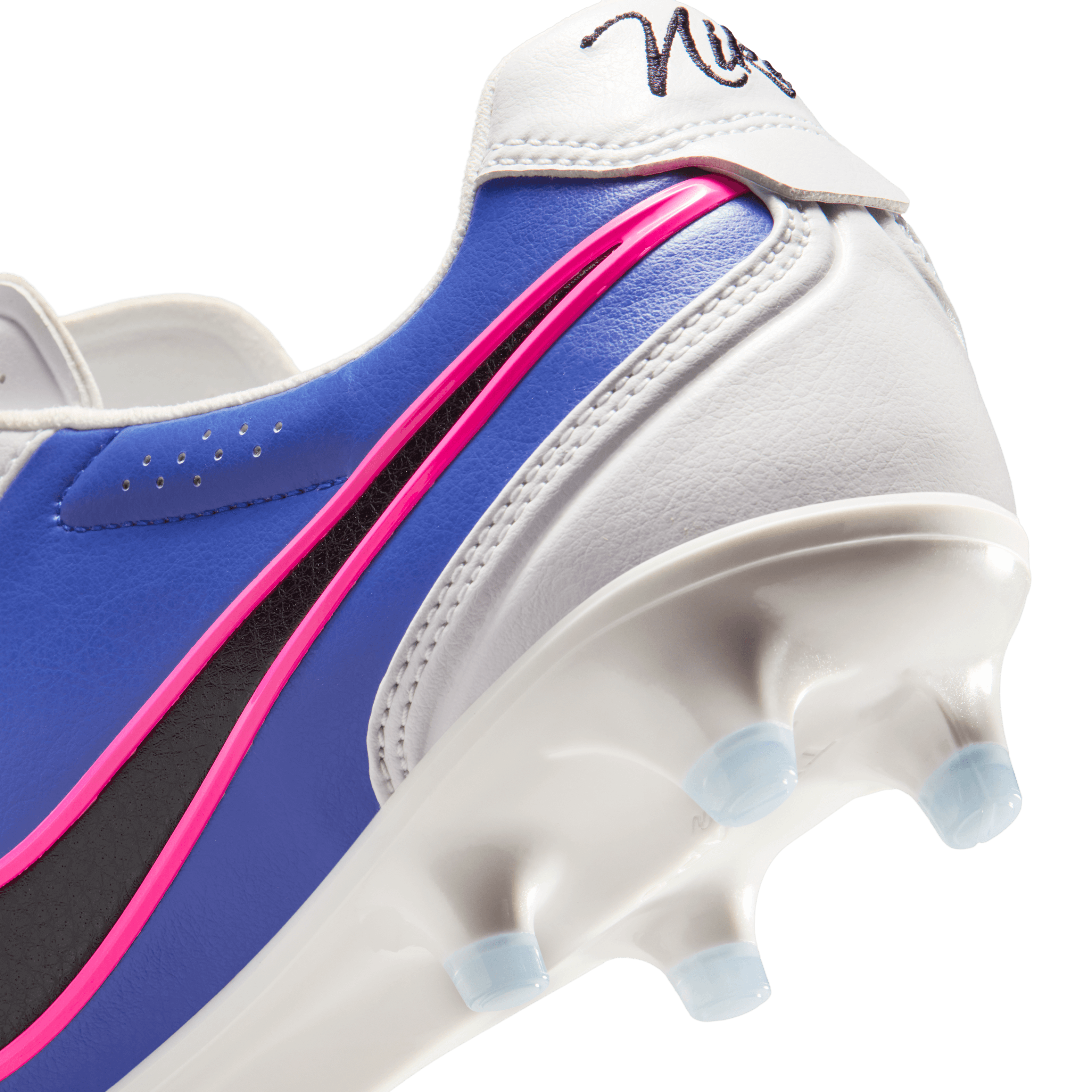 Nike Tiempo Ligera Pro FG-White/black-racer Blue-pink Blast
