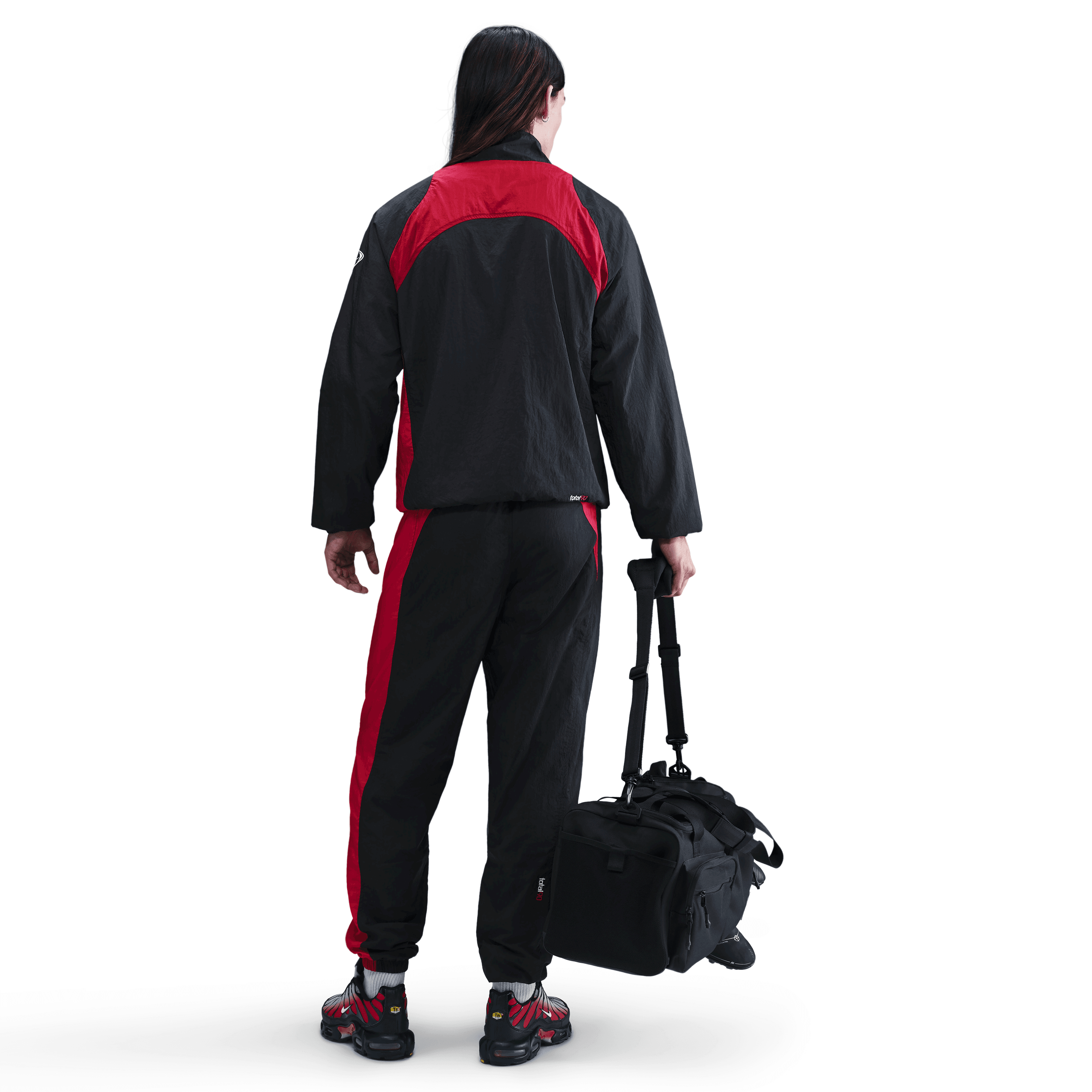 Nike Total 90 Men's Repel Soccer Track Jacket-Black/Gym Red