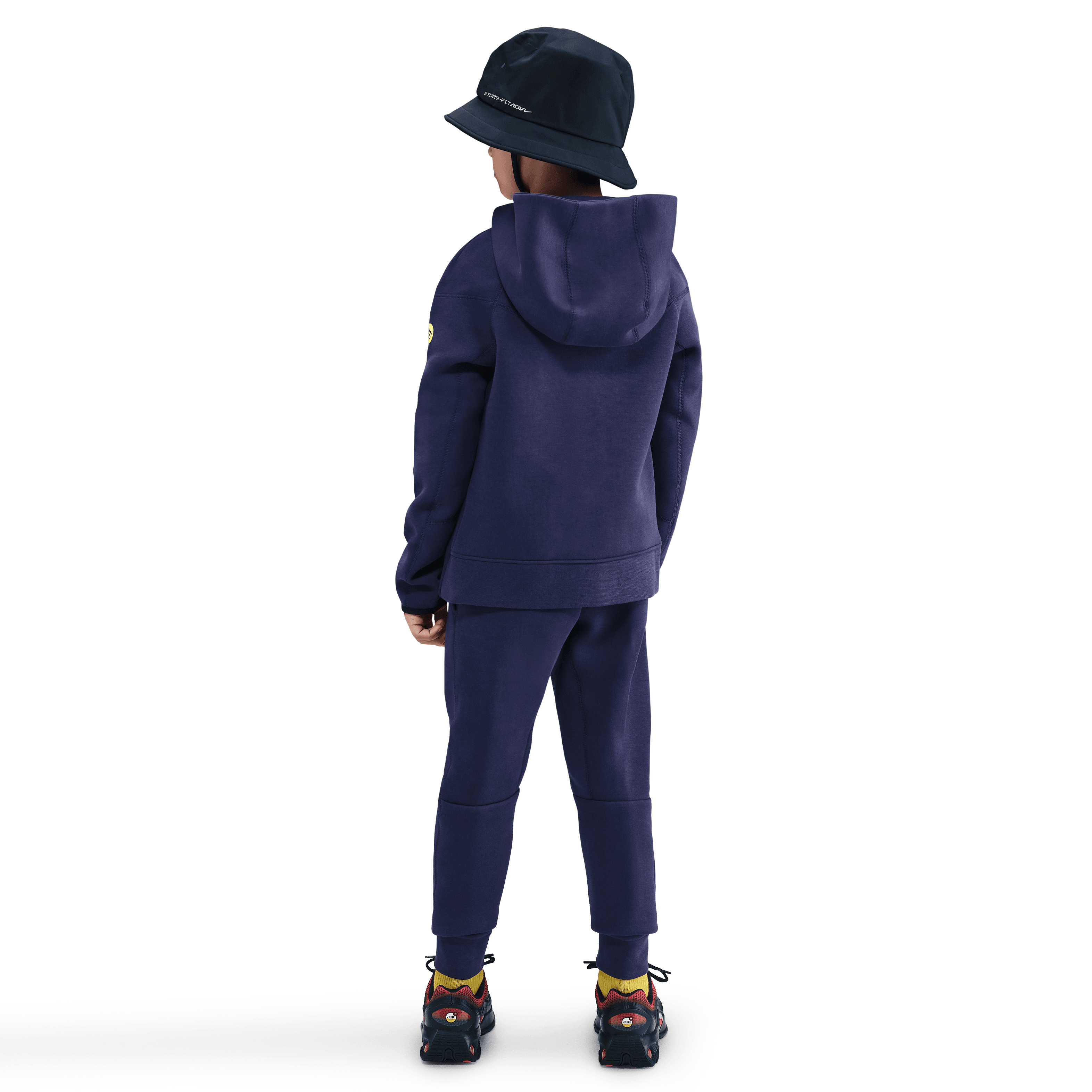 Nike FC Barcelona Tech Fleece Big Kids' (Boys') Full-Zip Hoodie