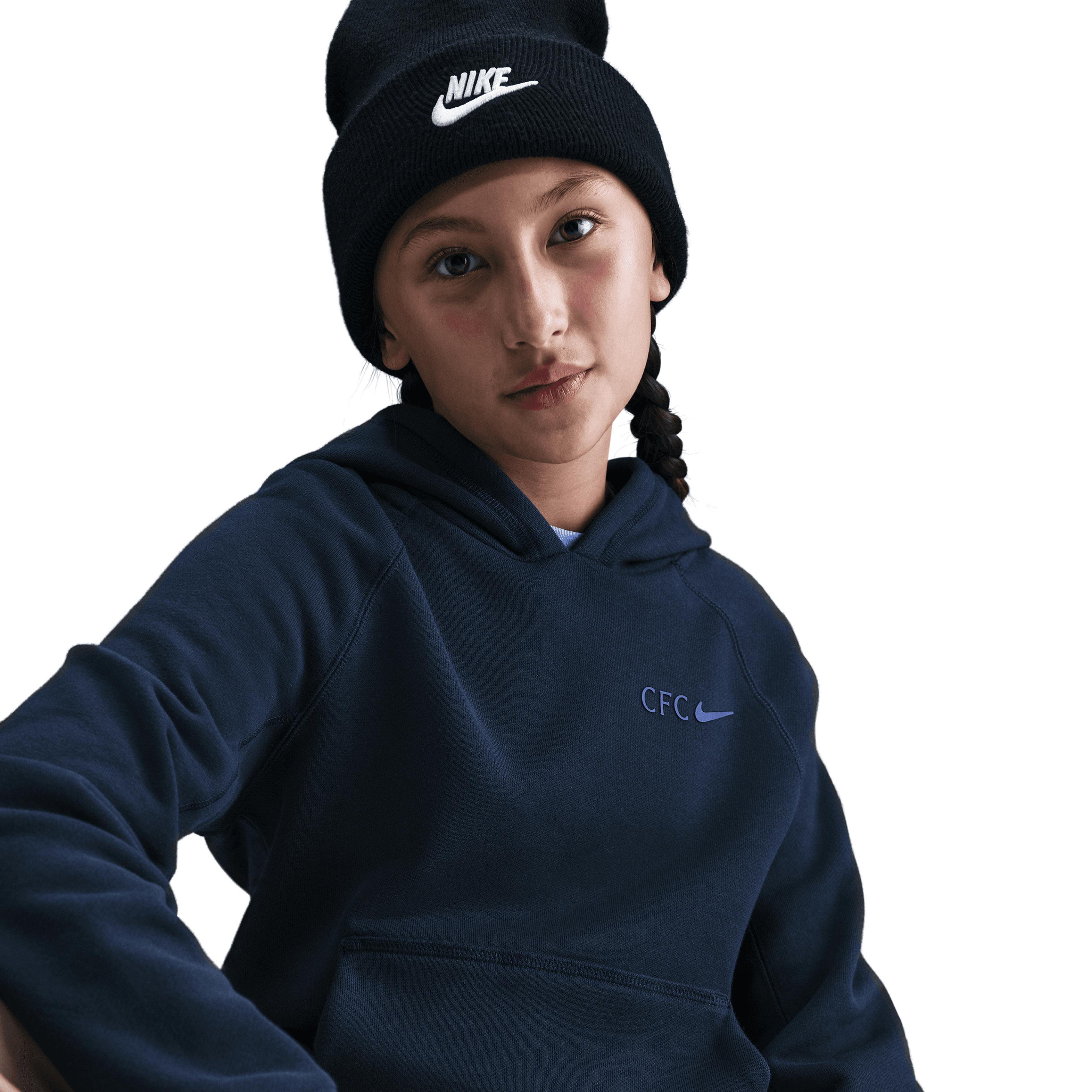Nike Chelsea FC Air Big Kids' Nike Soccer Pullover Hoodie