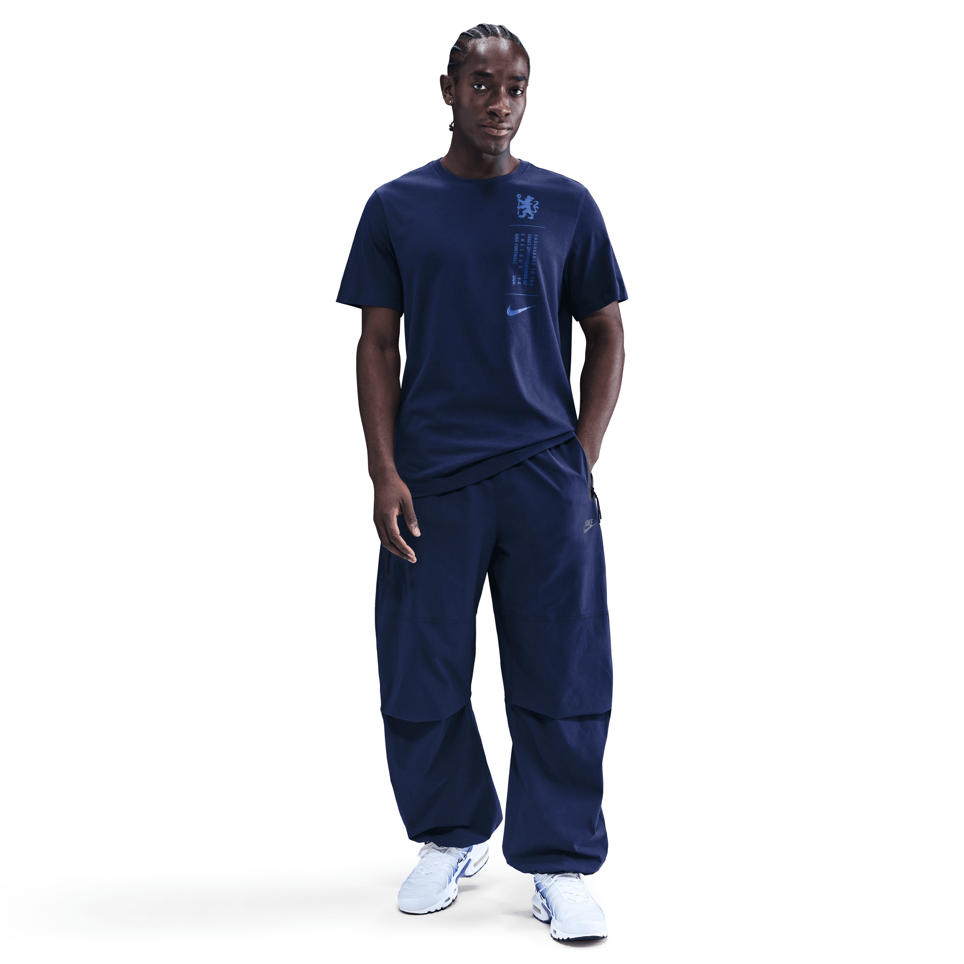 Nike Men's Chelsea FC Men's Nike Soccer T-Shirt-Navy