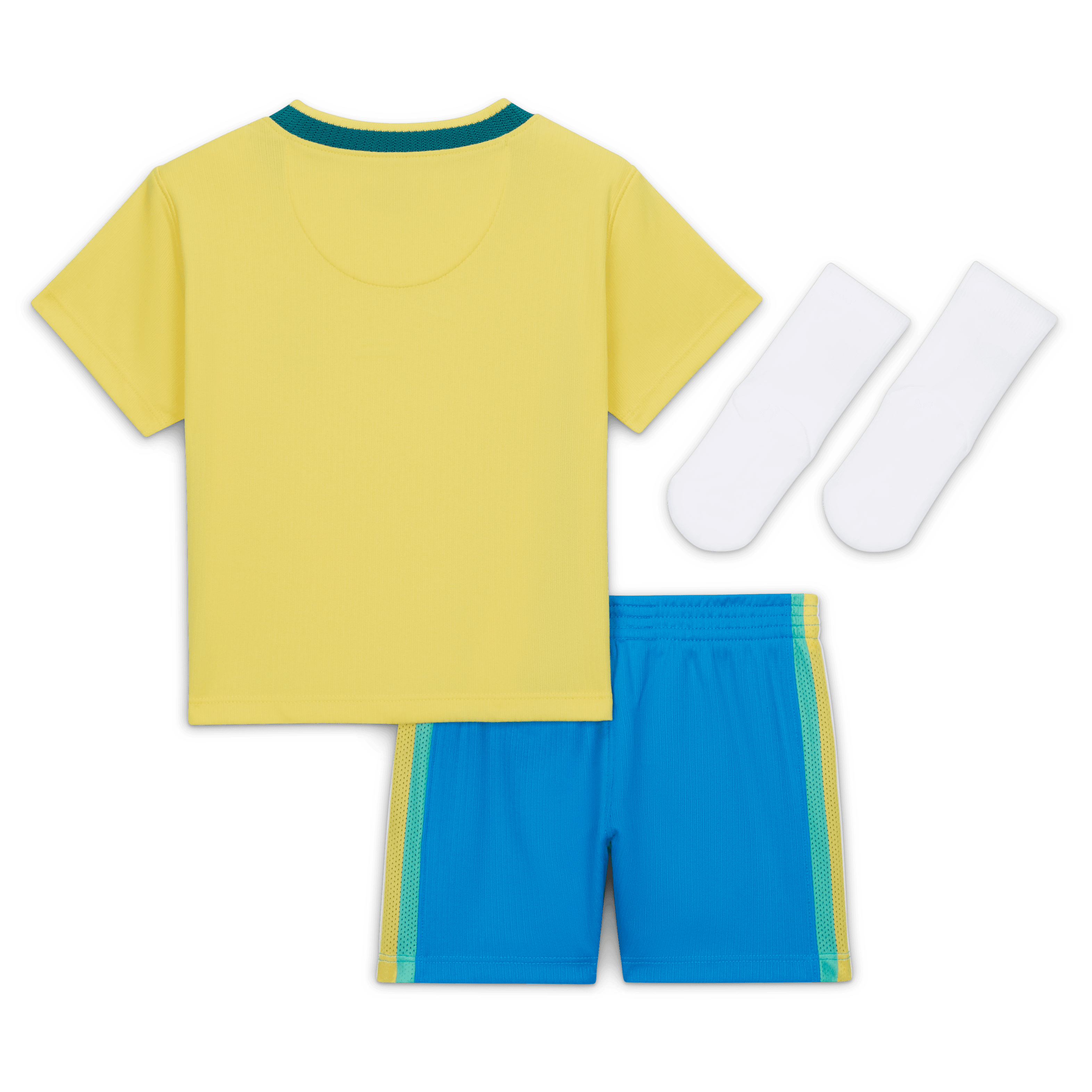 Nike Baby/Toddler Unisex Brazil Stadium Home Jordan Soccer Replica 3-Piece Kit