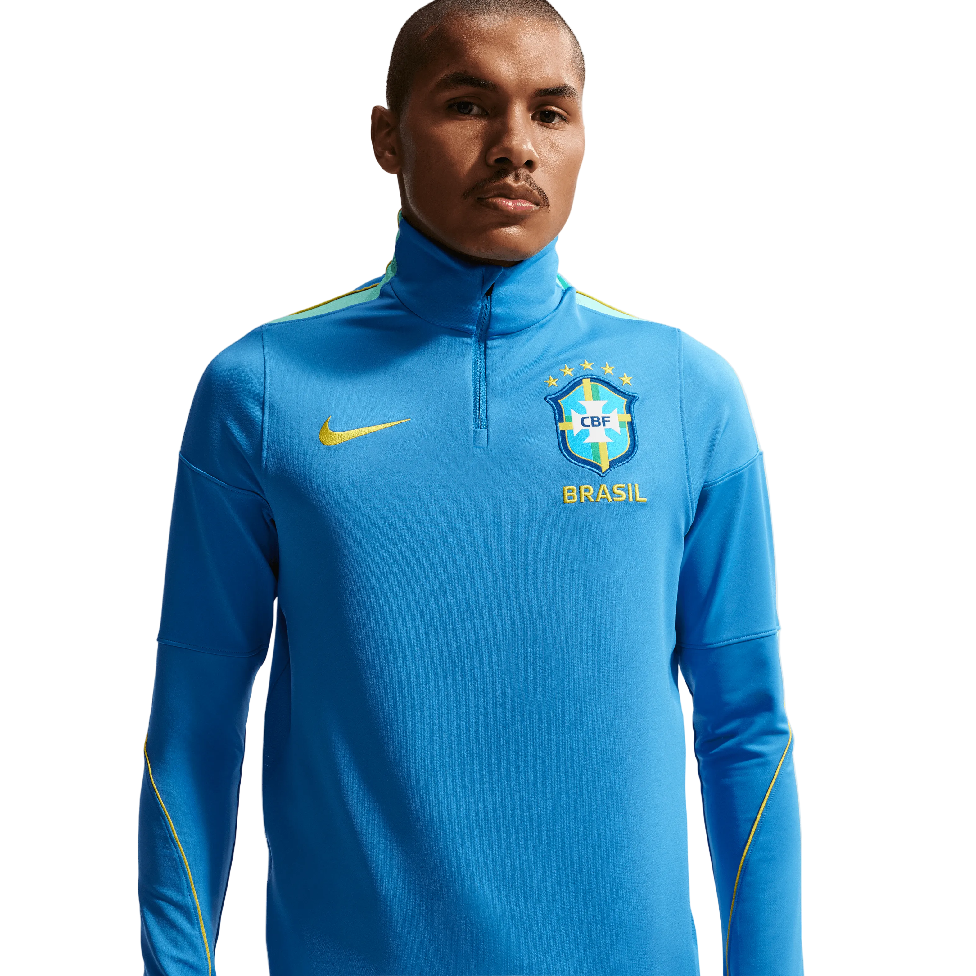 Brazil Strike Men's Nike Dri-FIT Soccer Drill Top