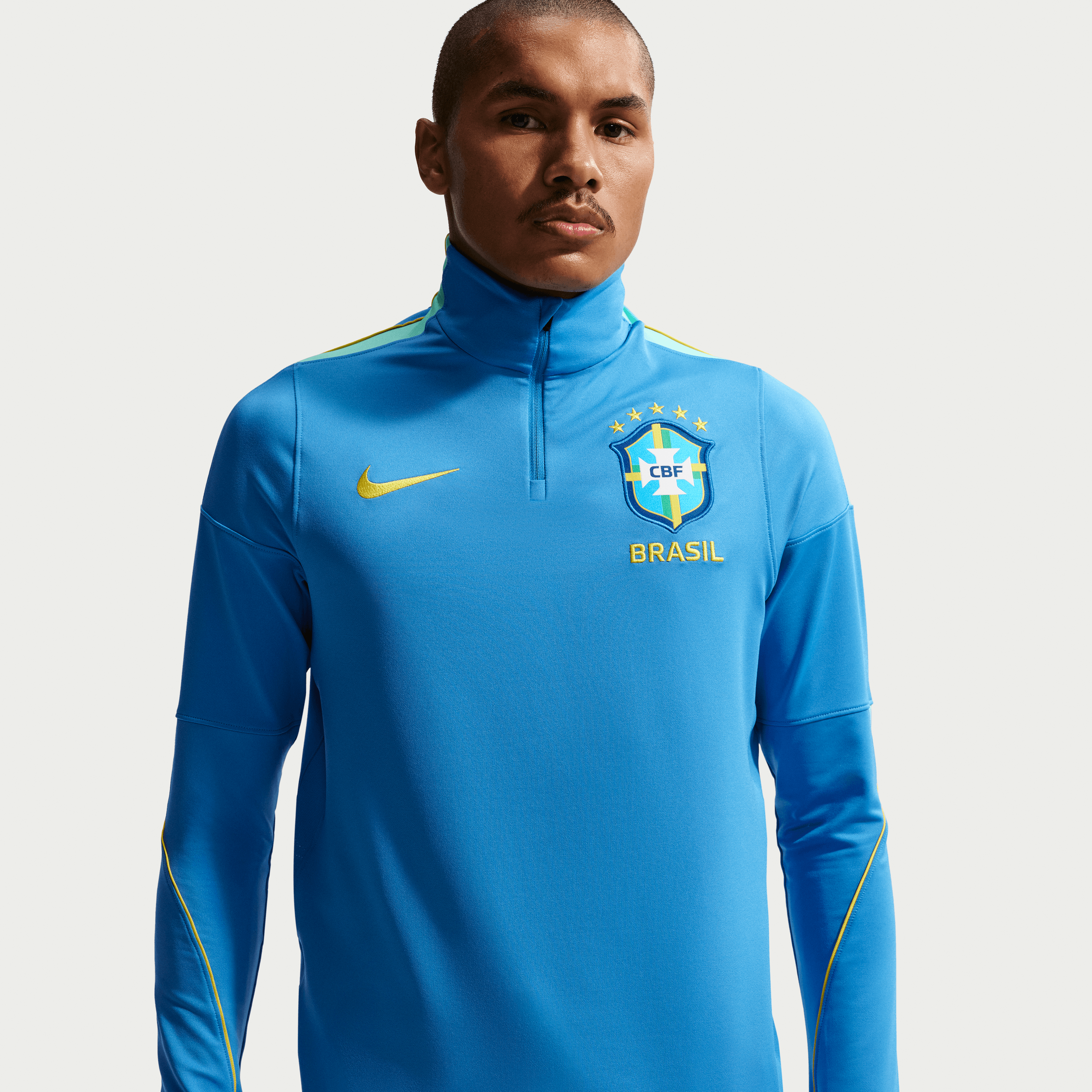 Brazil Strike Men's Nike Dri-FIT Soccer Drill Top