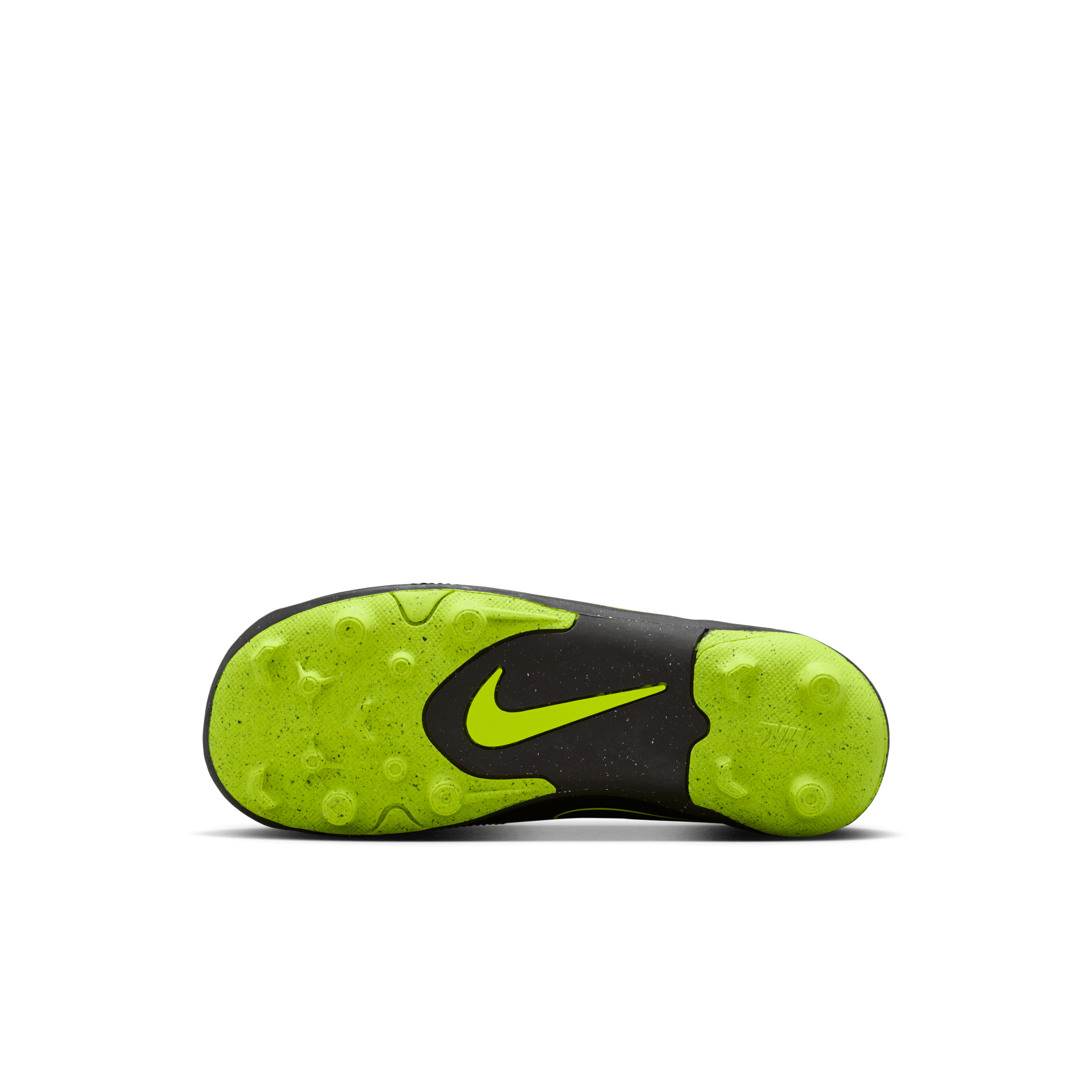 Nike Jr. Tiempo Maestro Club MG Low-Top Soccer Cleats- Black/Volt