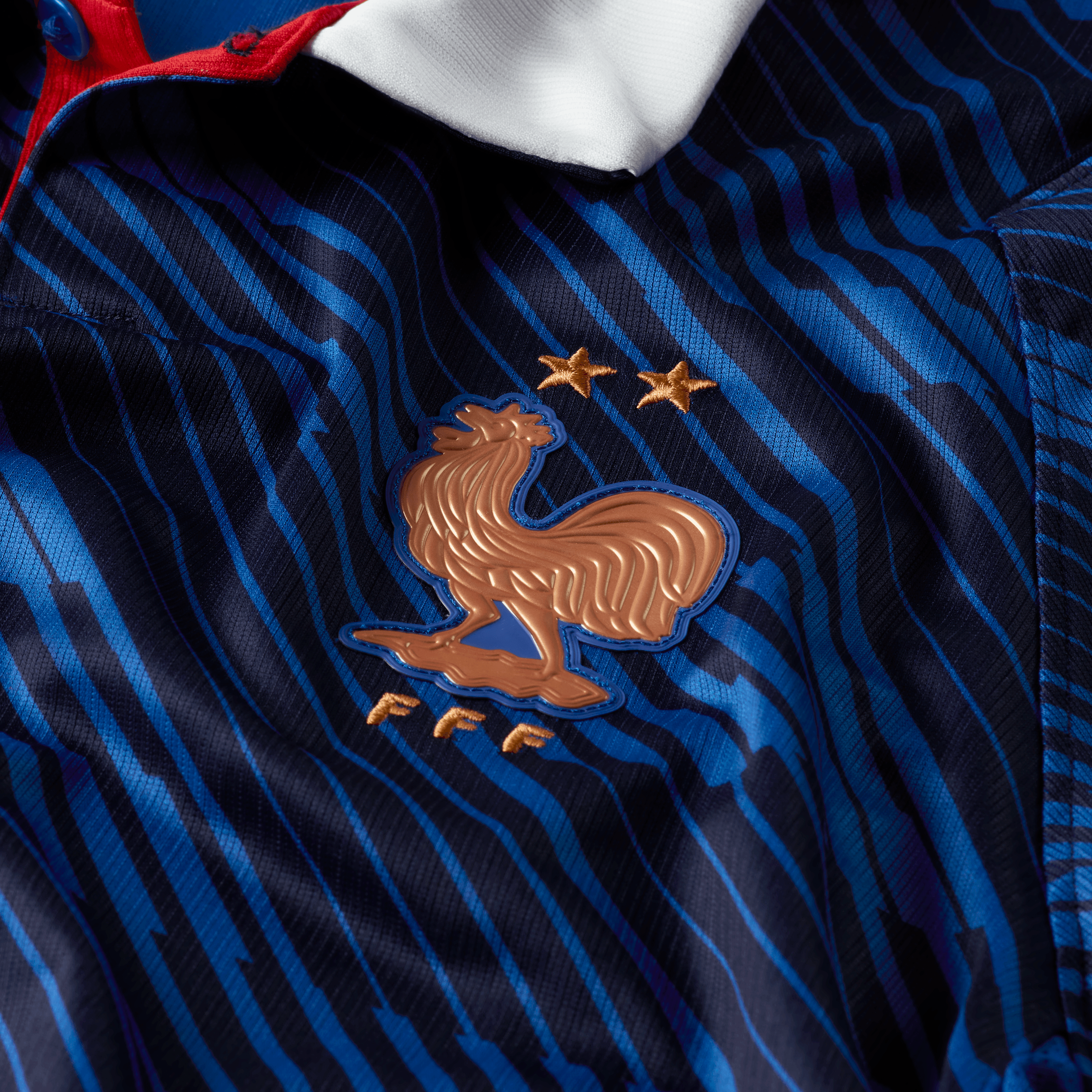 Nike Men's France FFF Stadium Home Dri-FIT Soccer Replica Jersey 2026