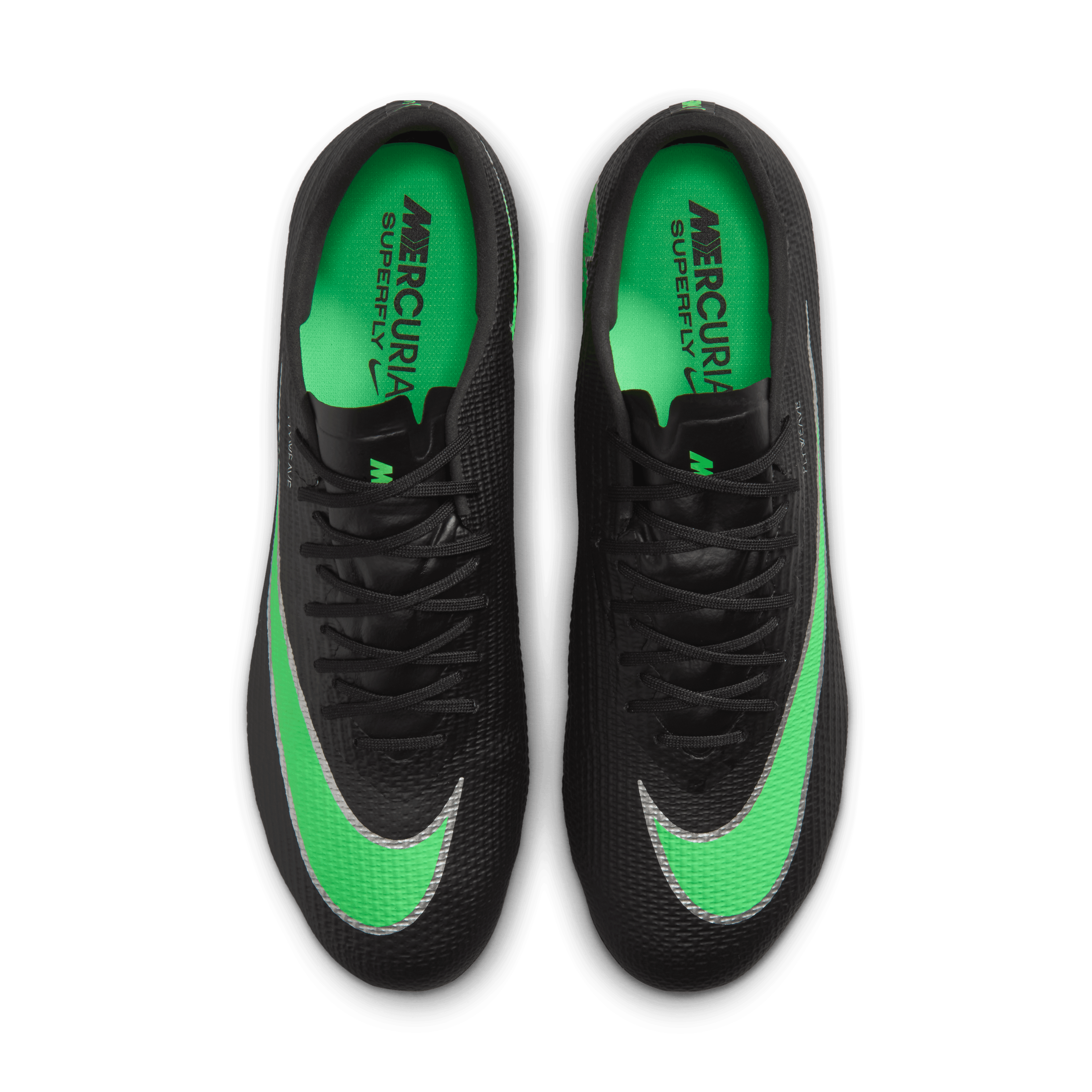 Nike Mercurial Superfly 11 Pro FG- BLACK/ILLUSION GREEN-BLACK