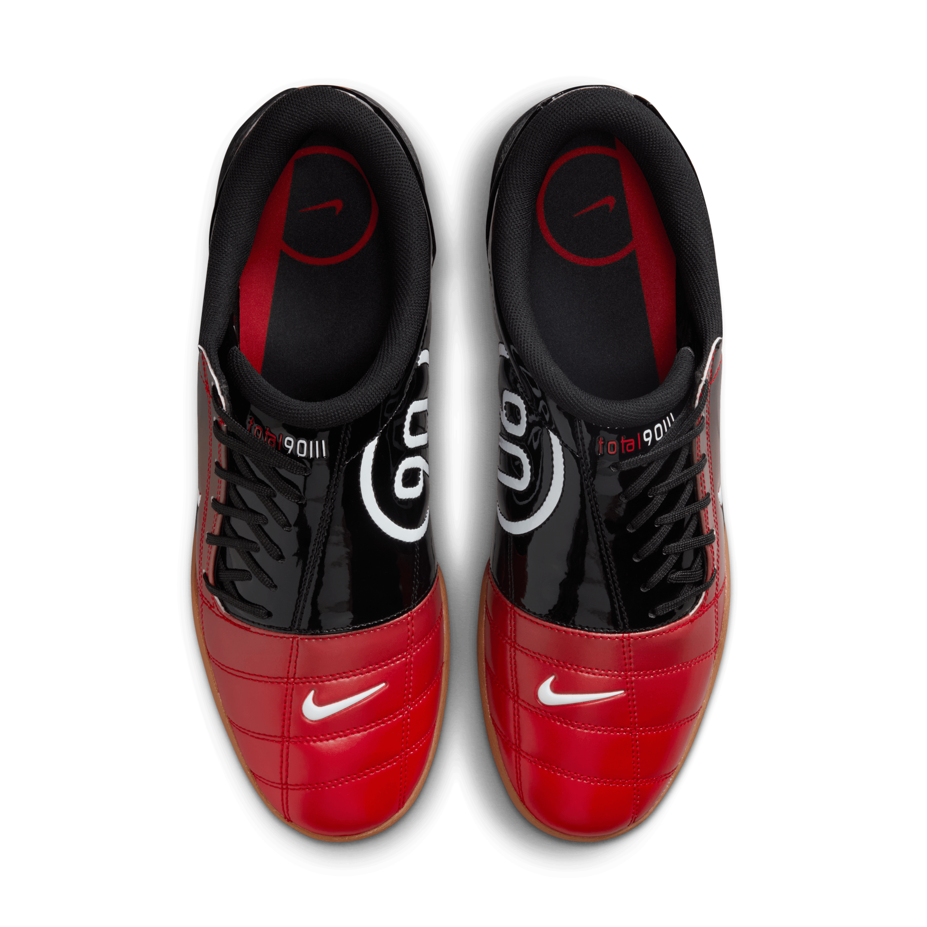 Nike Total 90- Black/white-university Red-gum Med Brown